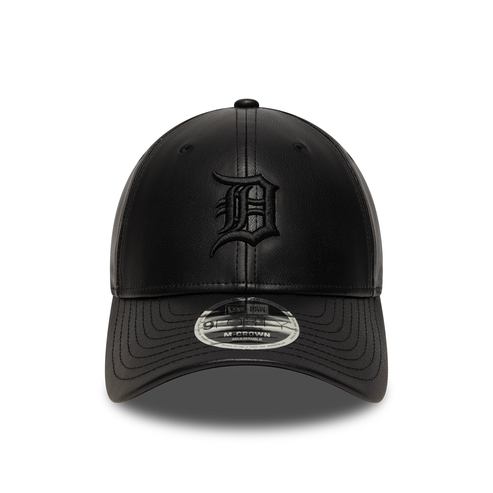 9FORTY Detroit Tigers Leather Black