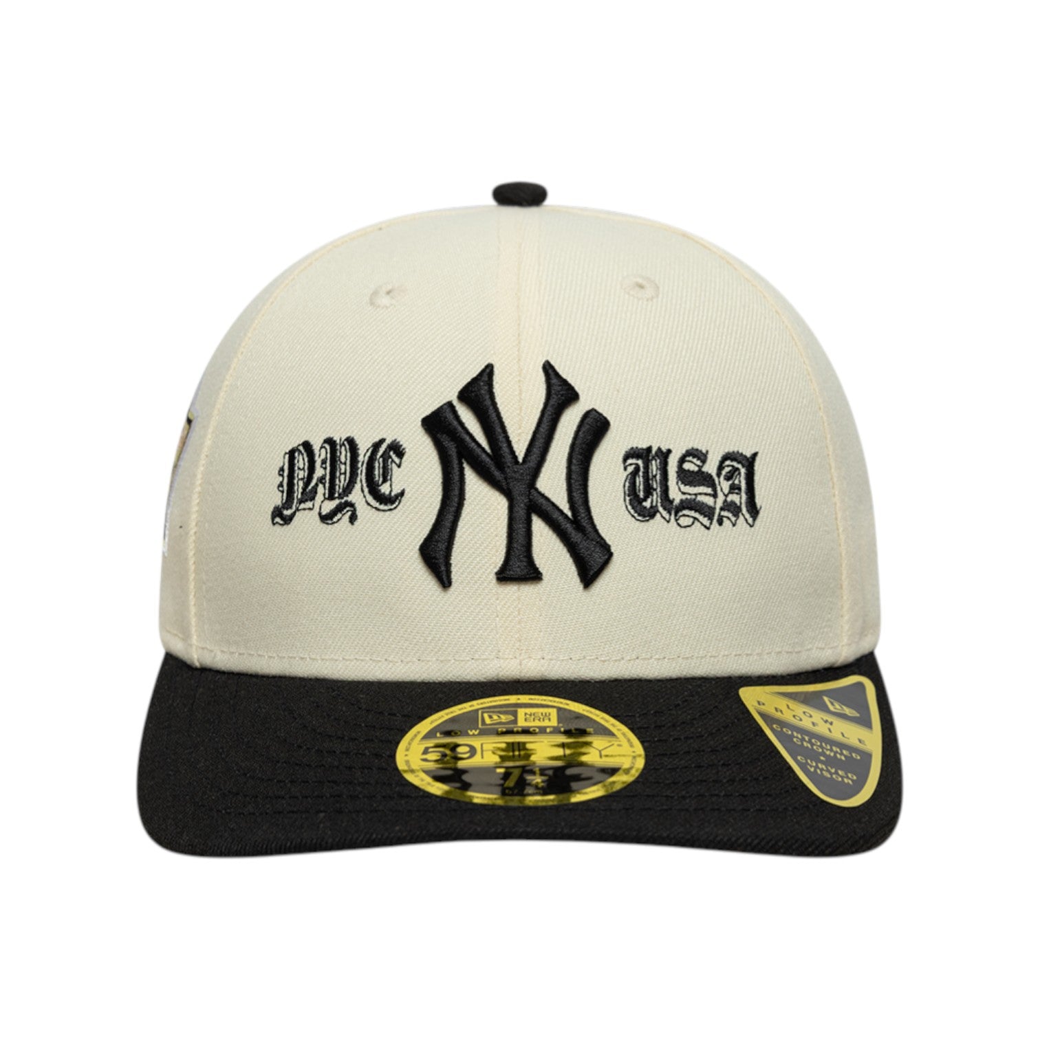 59FIFITY Fitted Low Profile New York Yankees MLB Cooperstown Cream