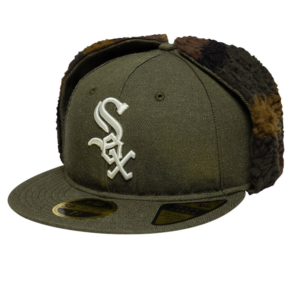 59FIFTY Dogear Chicago White Sox MLB Camo Green