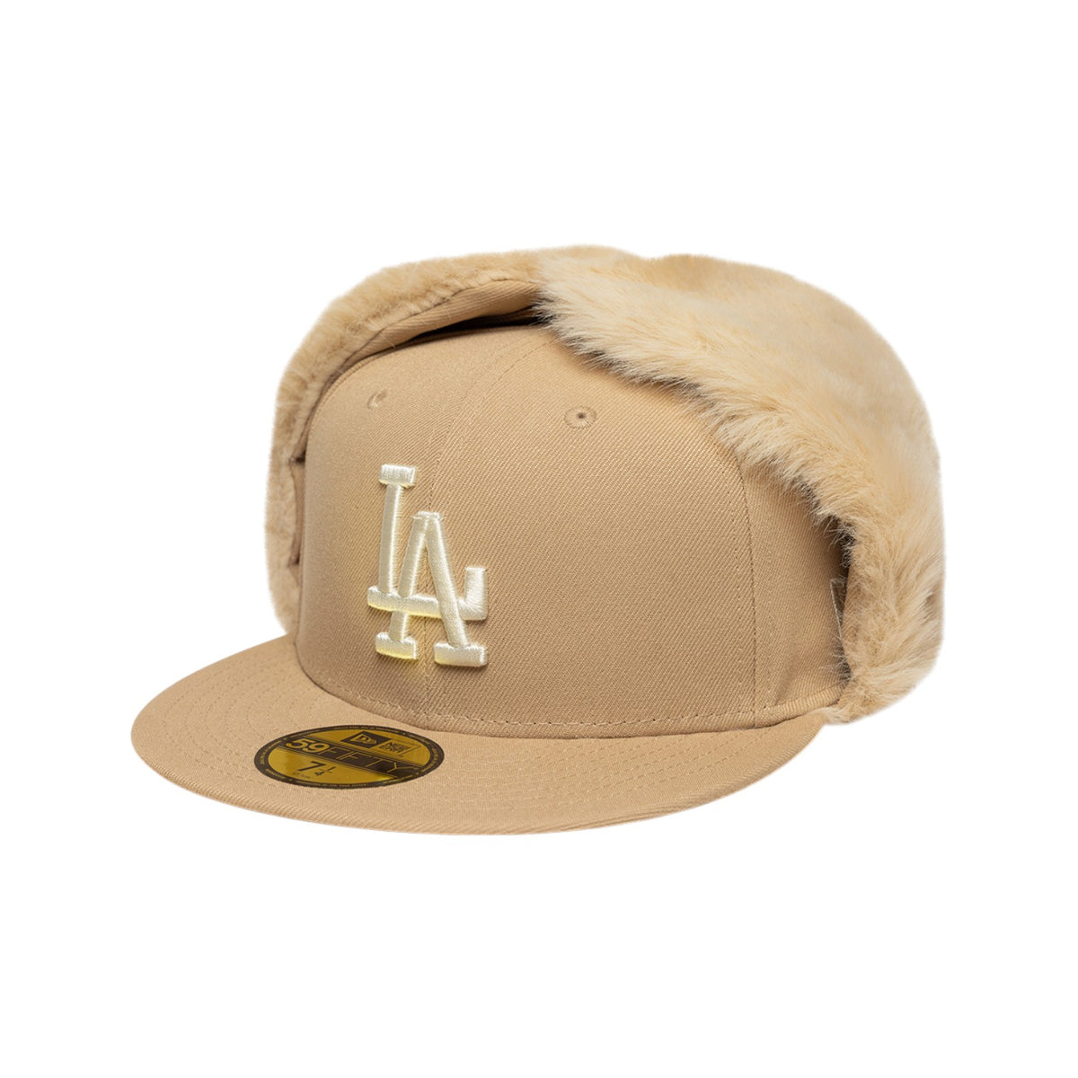 59FIFTY Dogear LA Dodgers MLB World Series Beige
