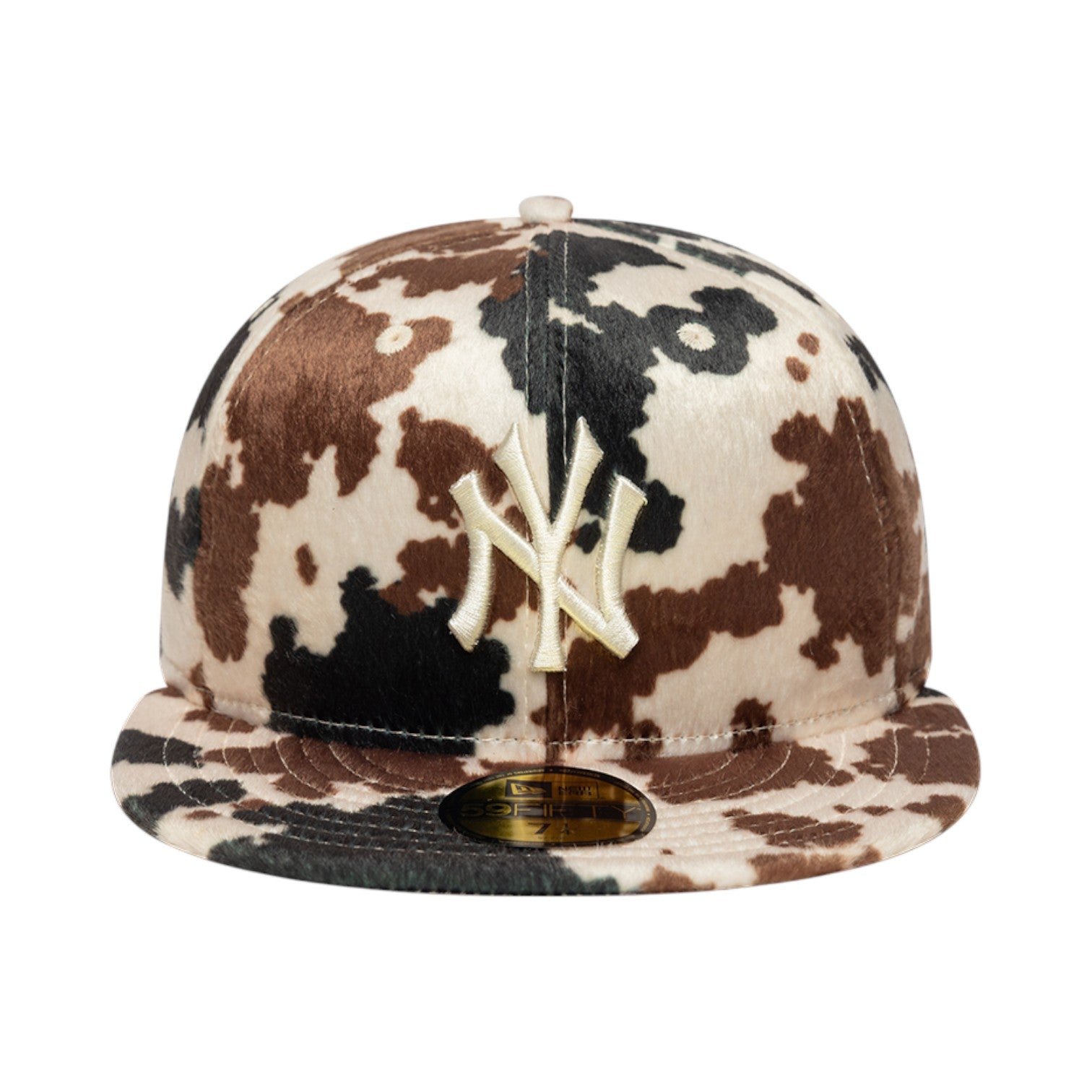 59FIFITY New York Yankees Animal Print Cow Beige
