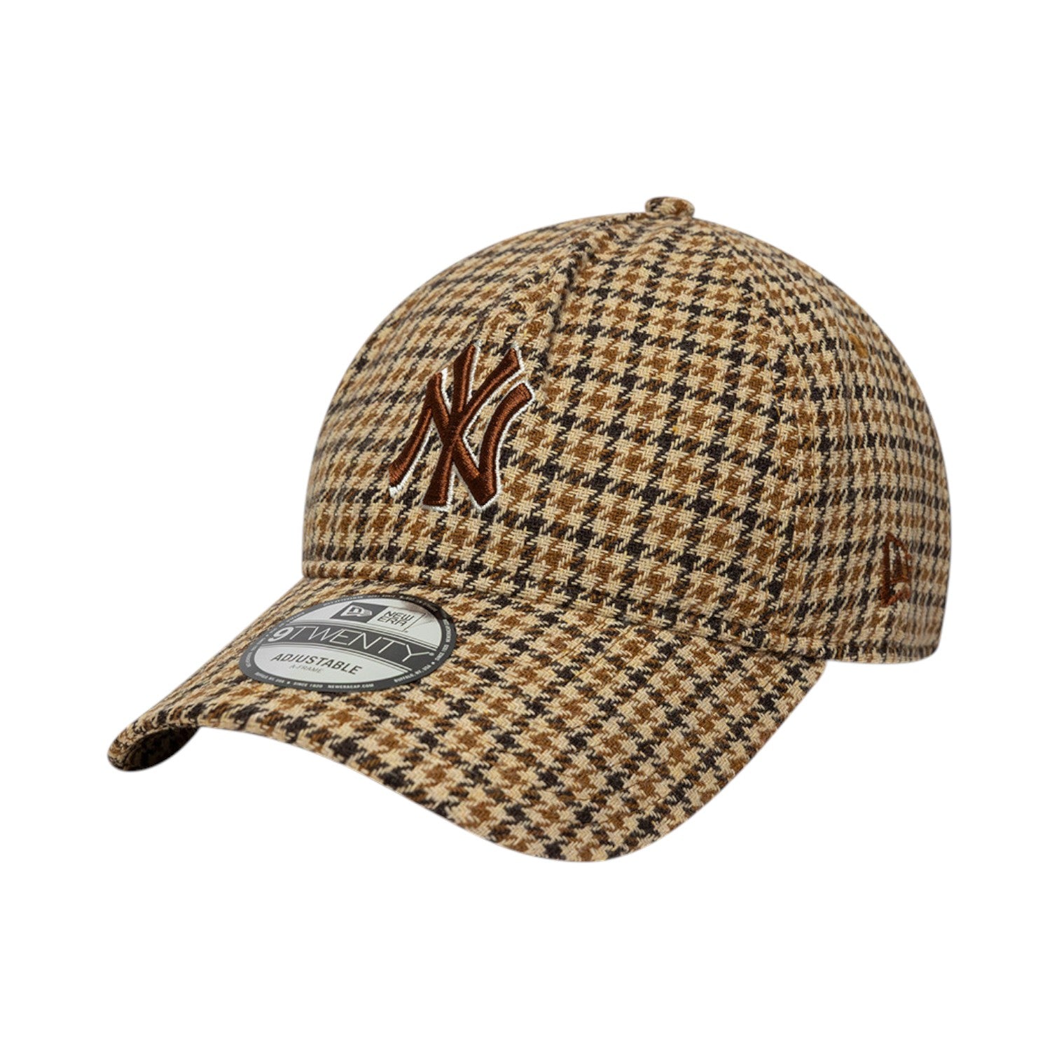 9TWENTY A-Frame New York Yankees MLB Check Beige