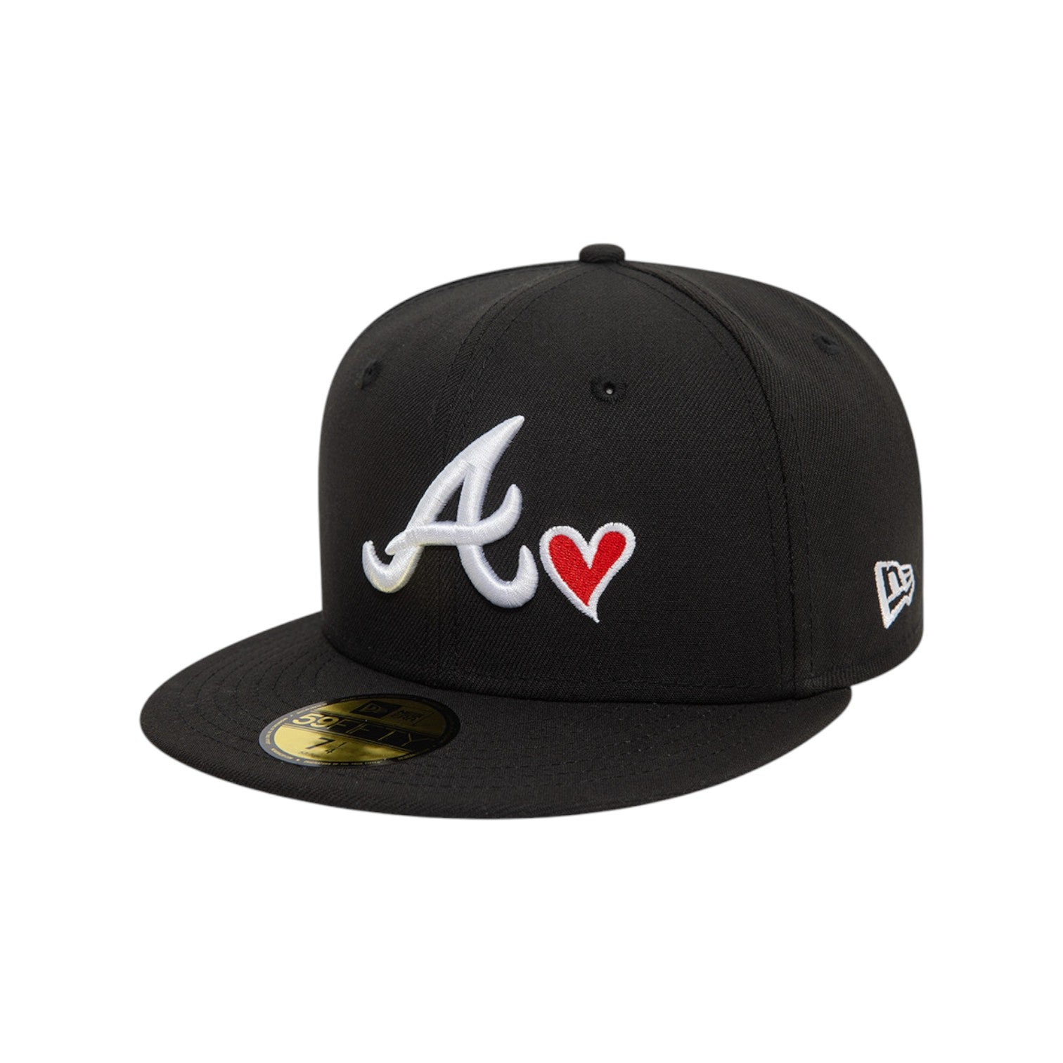 59FIFTY Fitted Atlanta Braves MLB Heart Icon Nero