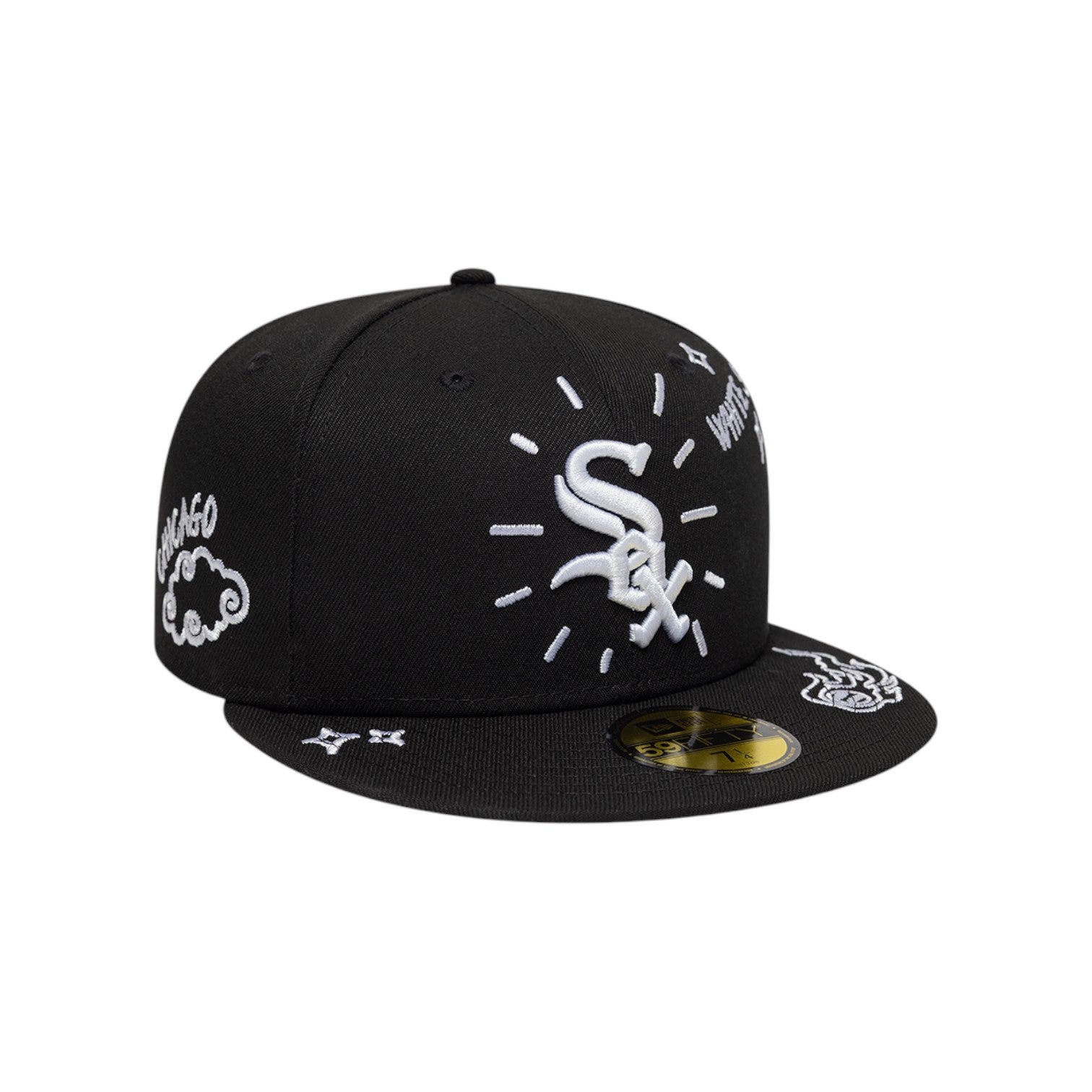 59FIFTY Chicago White Sox MLB Scribble Black