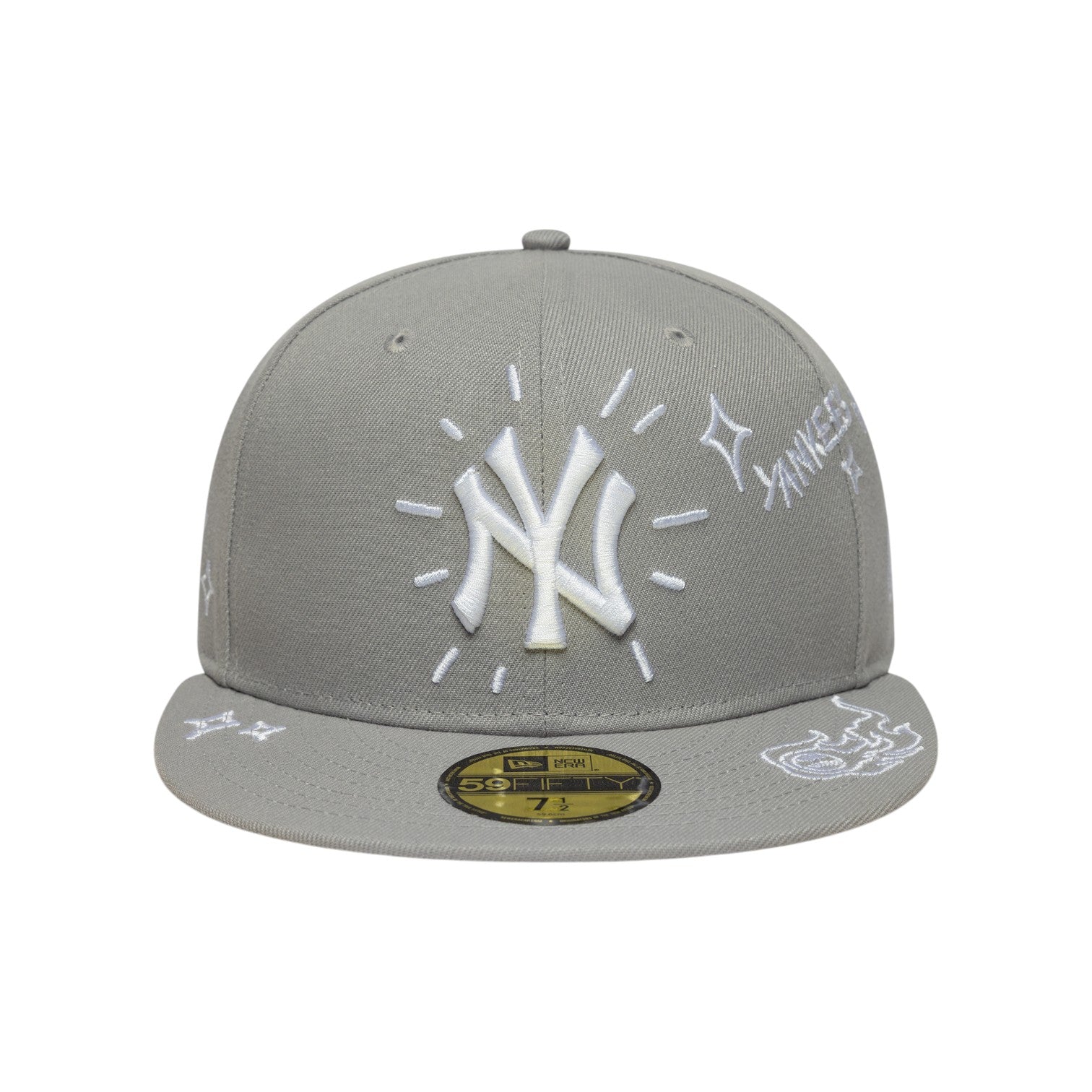 59FIFTY New York Yankees MLB Scribble Grey