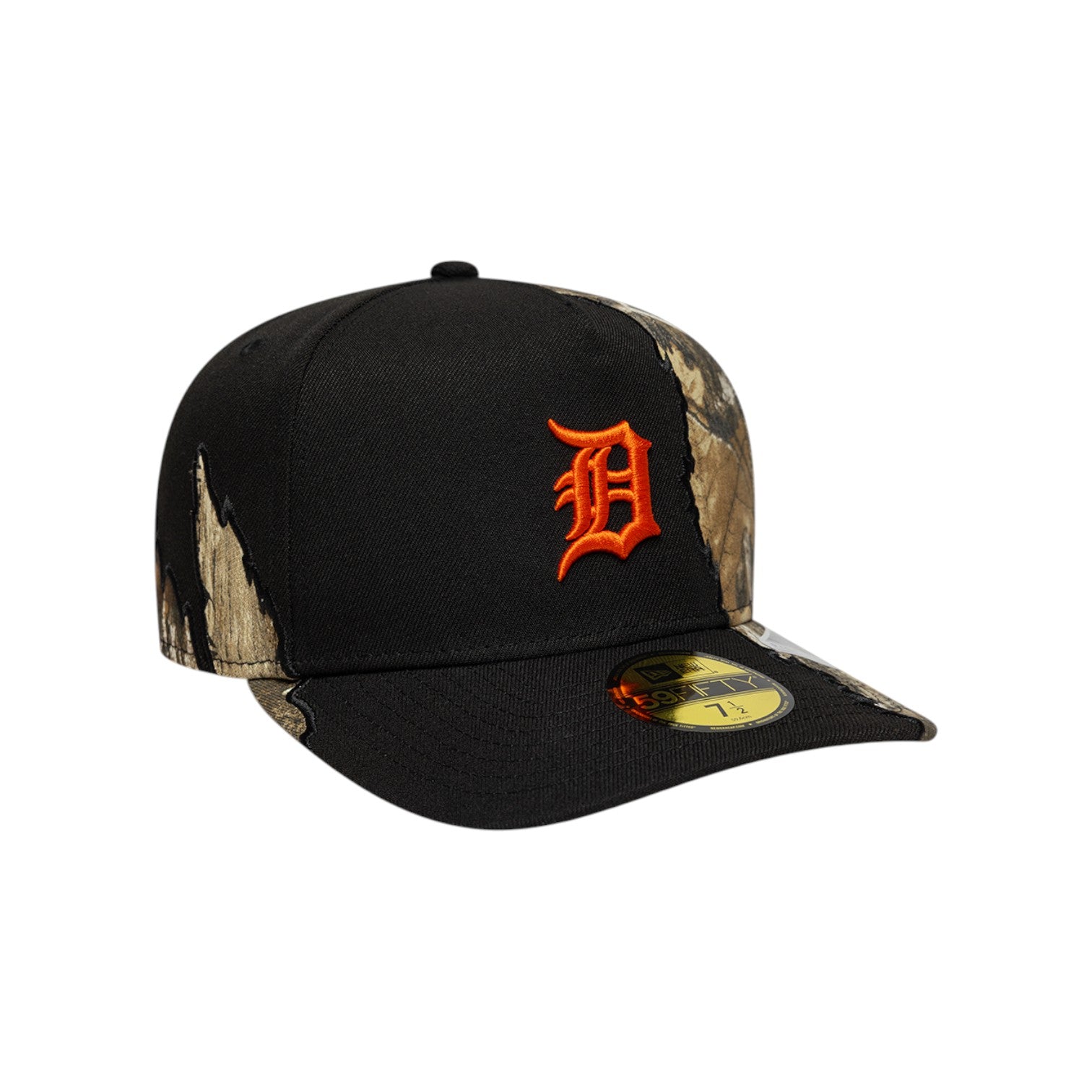 59FIFTY A-Frame Detroit Tigers Realtree Split Black
