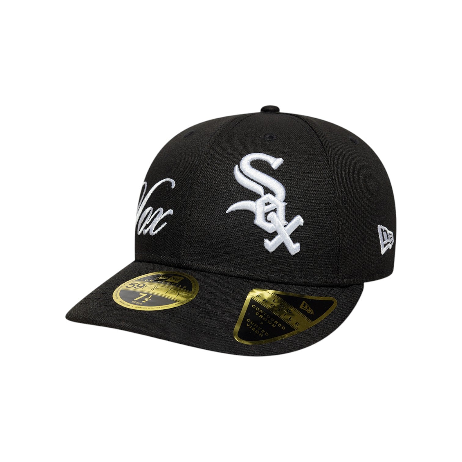 59FIFTY Low Profile Chicago White Sox MLB Side Script Black