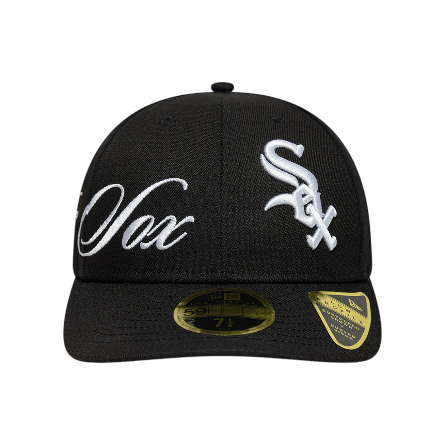 59FIFTY Low Profile Chicago White Sox MLB Side Script Black