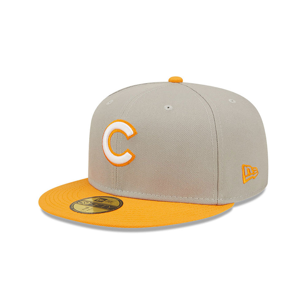 59FIFTY Chicago Cubs Grey Yellow