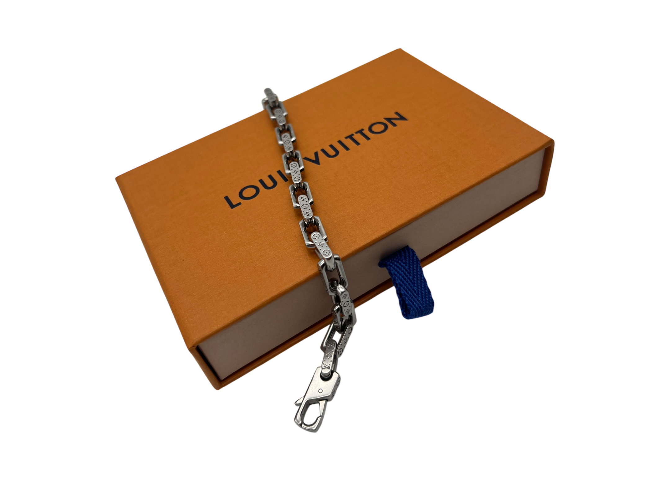 Louis Vuitton Chain Bracelet Monogram COND 9.5/10