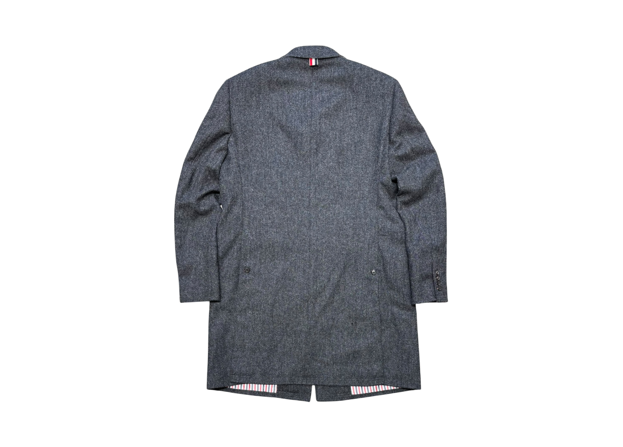 Thom Browne Coat High Armhole Chesterfield Dark Grey COND NEW