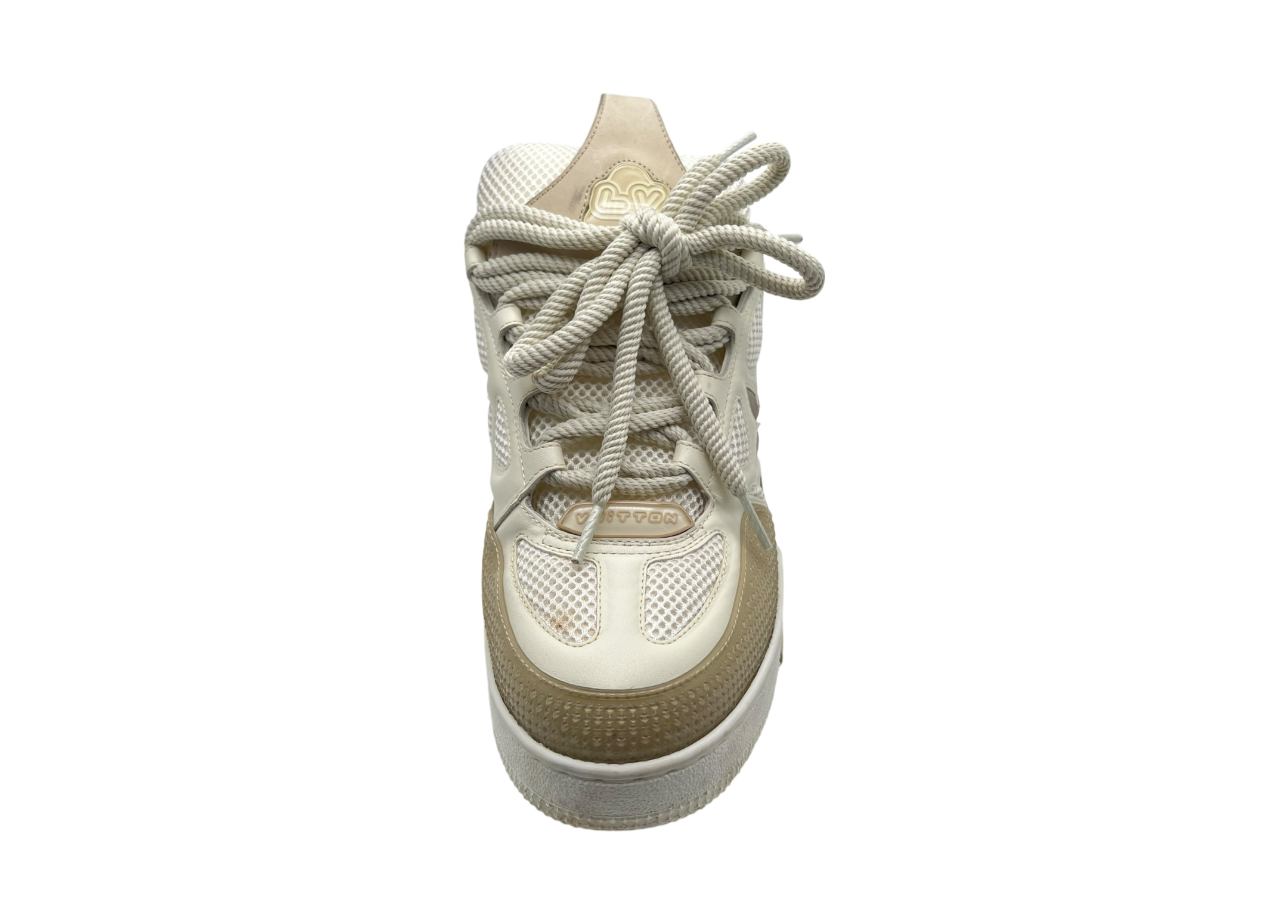 Louis Vuitton Skate Beige White COND 9.5/10 (NO DUSTBAG)