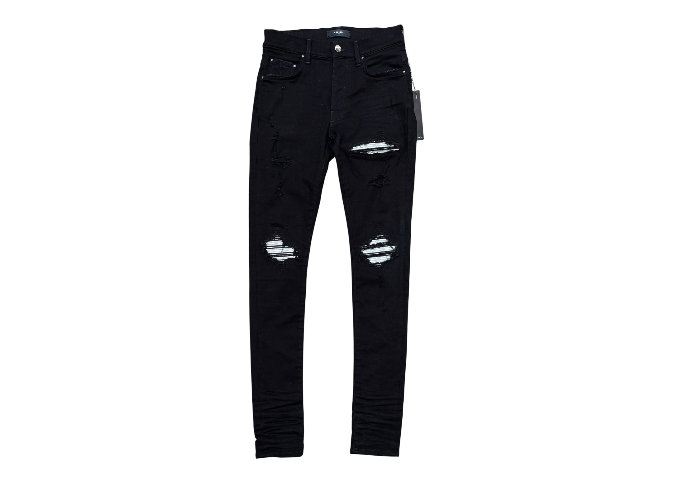 Amiri Denim Black Silver COND 9.5/10