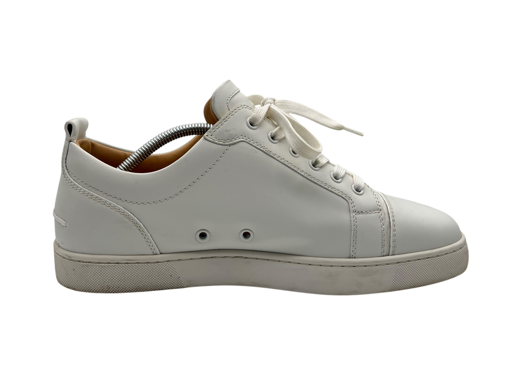 Louboutin Louis Junior Flat White COND 9/10 (OG ALL)