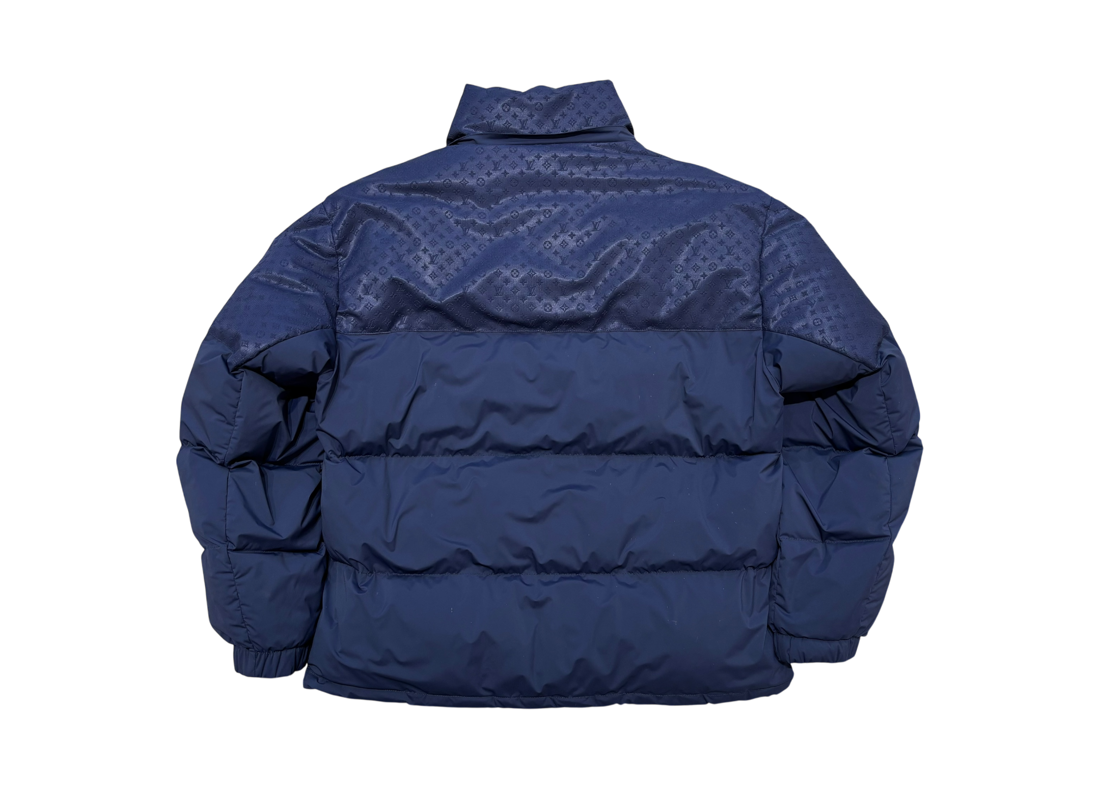 Louis Vuitton Puffer Jacket Monogram Navy COND 9.5/10