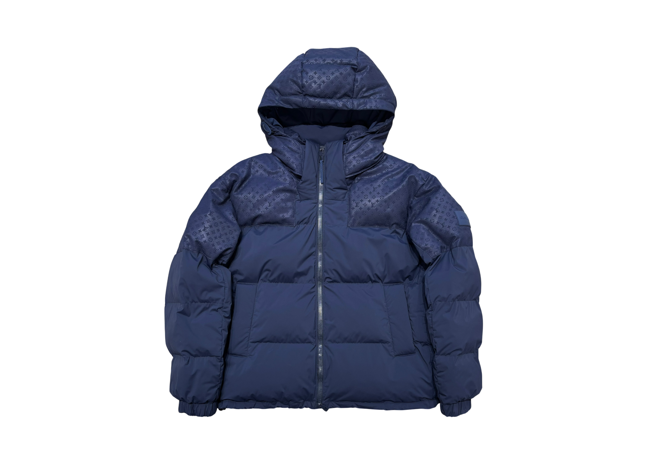 Louis Vuitton Puffer Jacket Monogram Navy COND 9.5/10