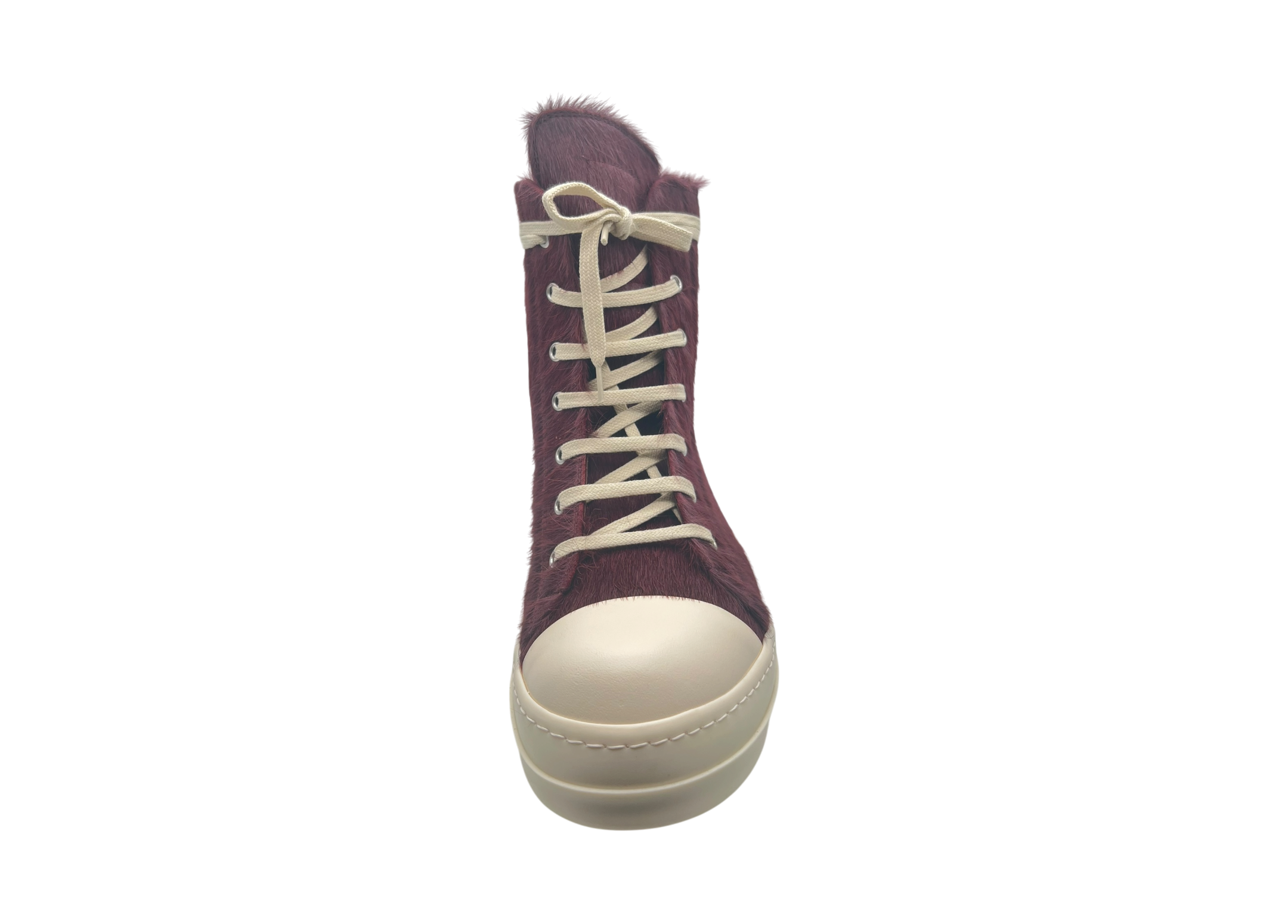 Rick Owens Ramones High Pony Bordeaux COND NEW
