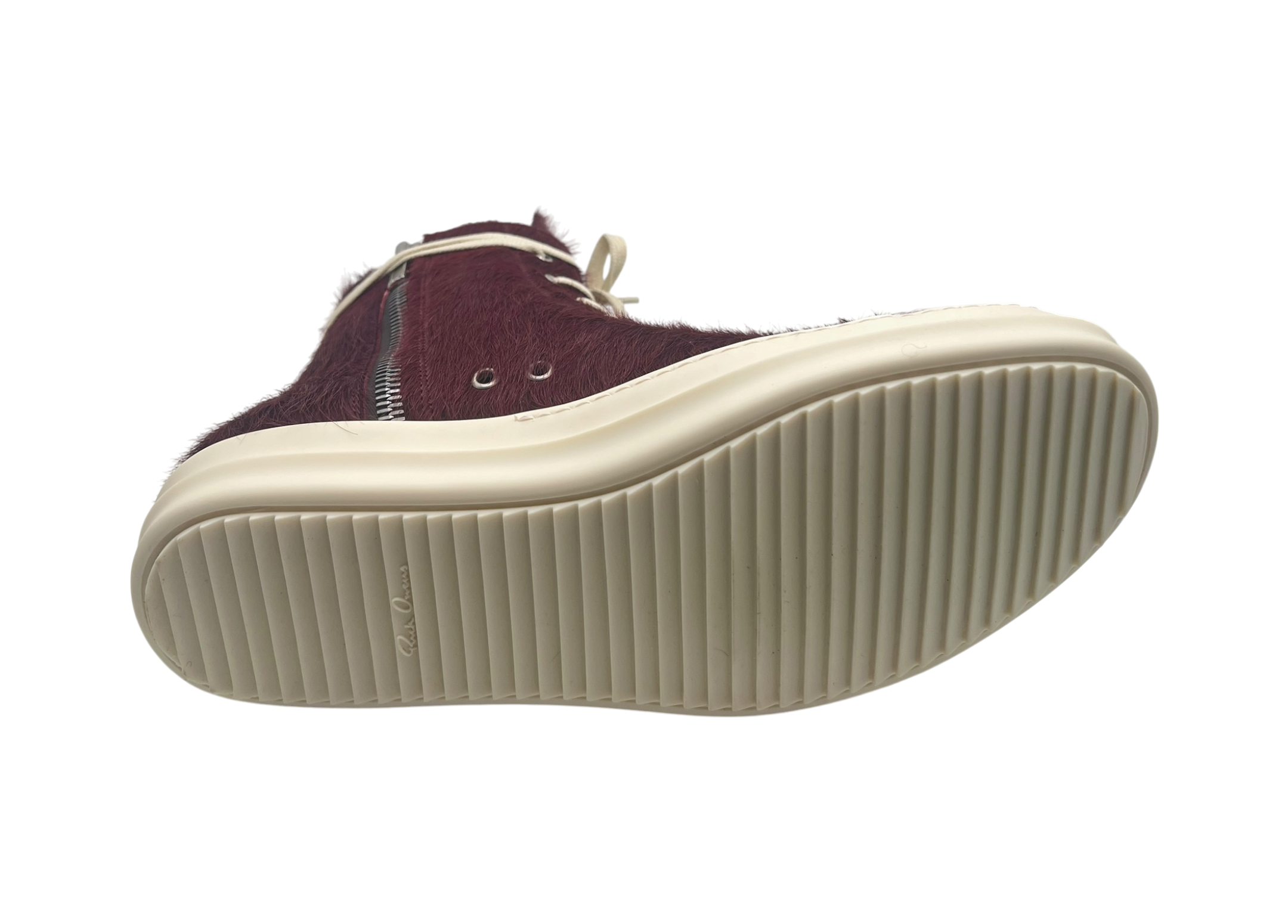Rick Owens Ramones High Pony Bordeaux COND NEW