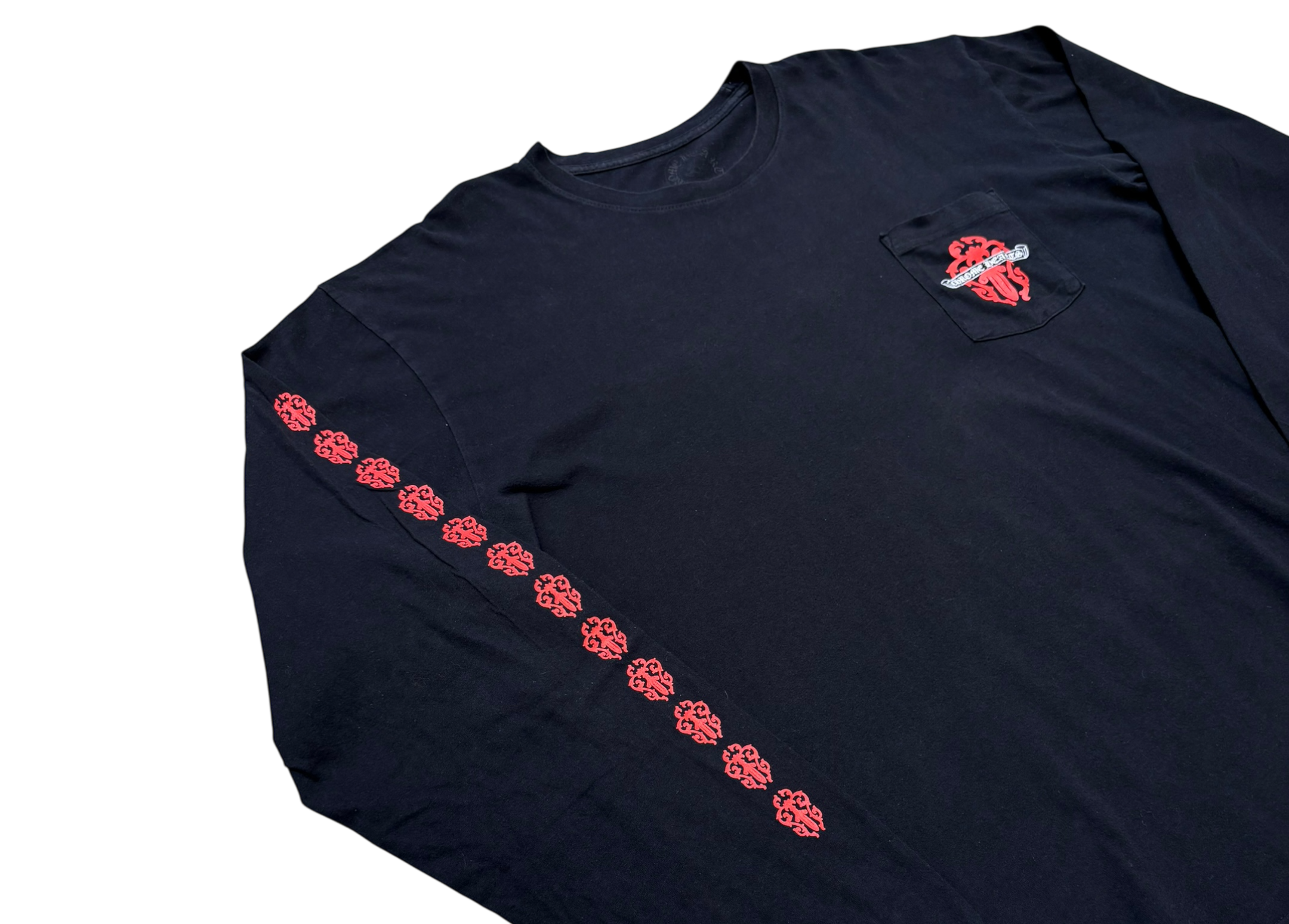 Chrome Hearts Longsleeve Dagger Red Black COND 9.8/10