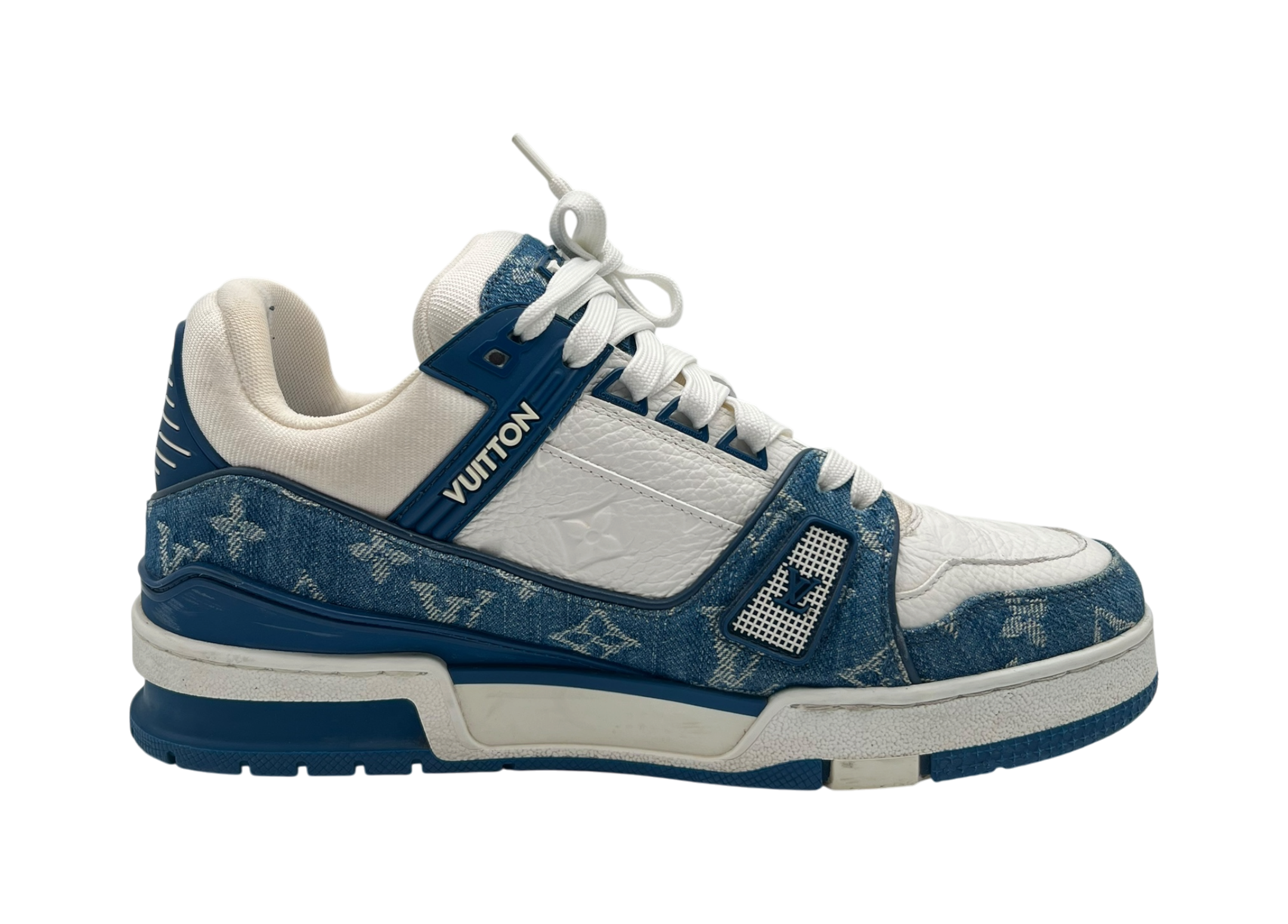 Louis Vuitton Trainer Denim Jeans Blue COND 8.8/10 (NO BOX)