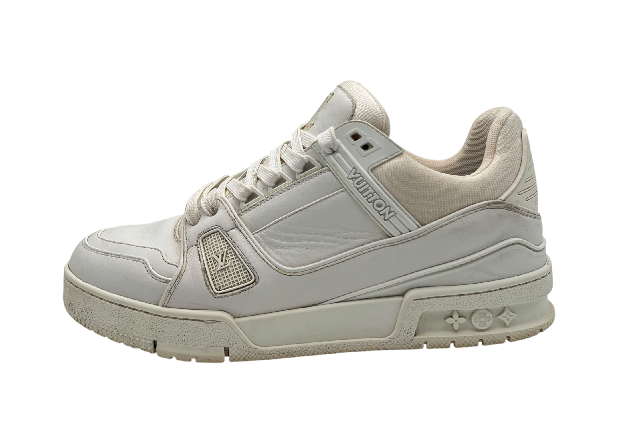 Louis Vuitton Trainer White COND 7.5/10 (NO BOX)