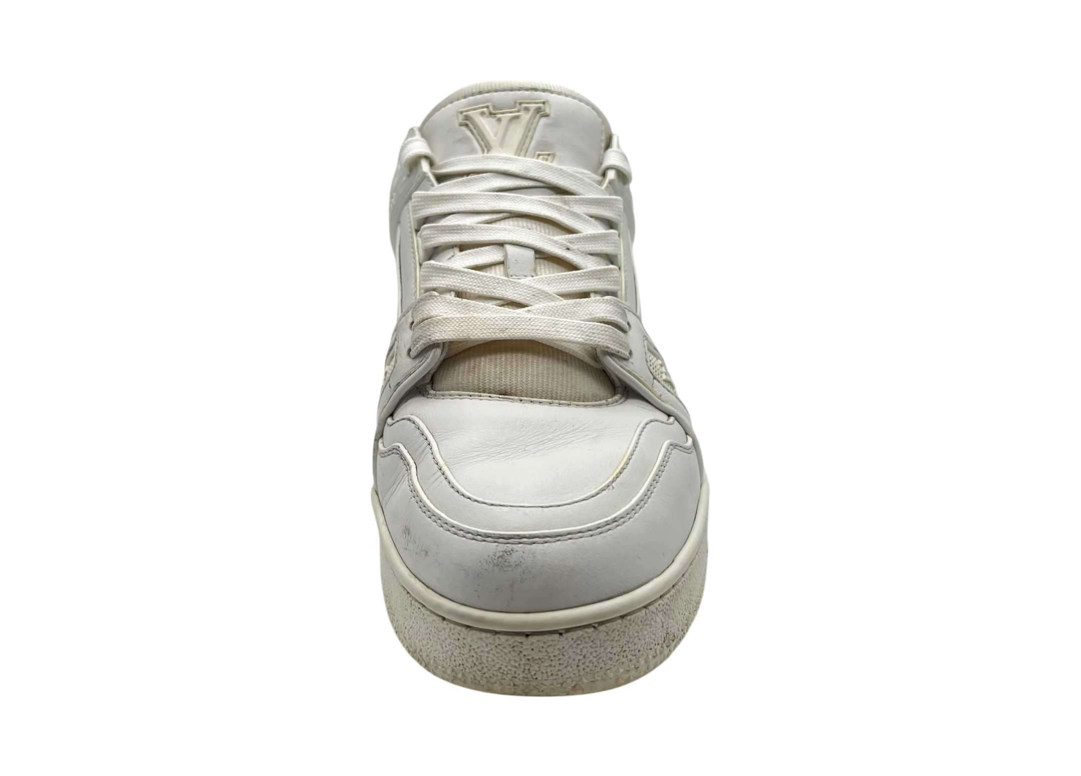 Louis Vuitton Trainer White COND 7.5/10 (NO BOX)