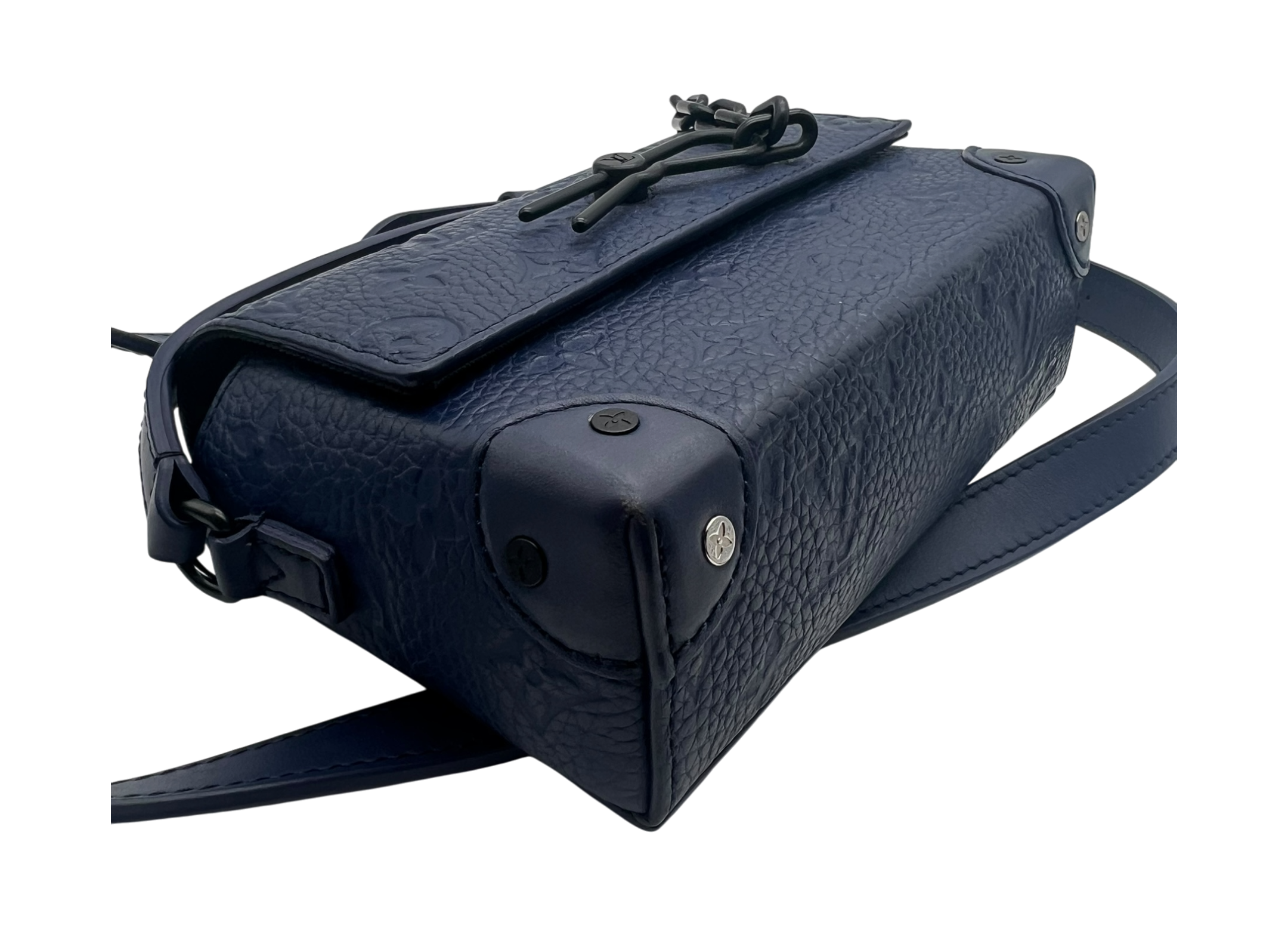 Louis Vuitton Steamer Wearable Wallet Monogram Leather Navy COND 9/10 (OG ALL)