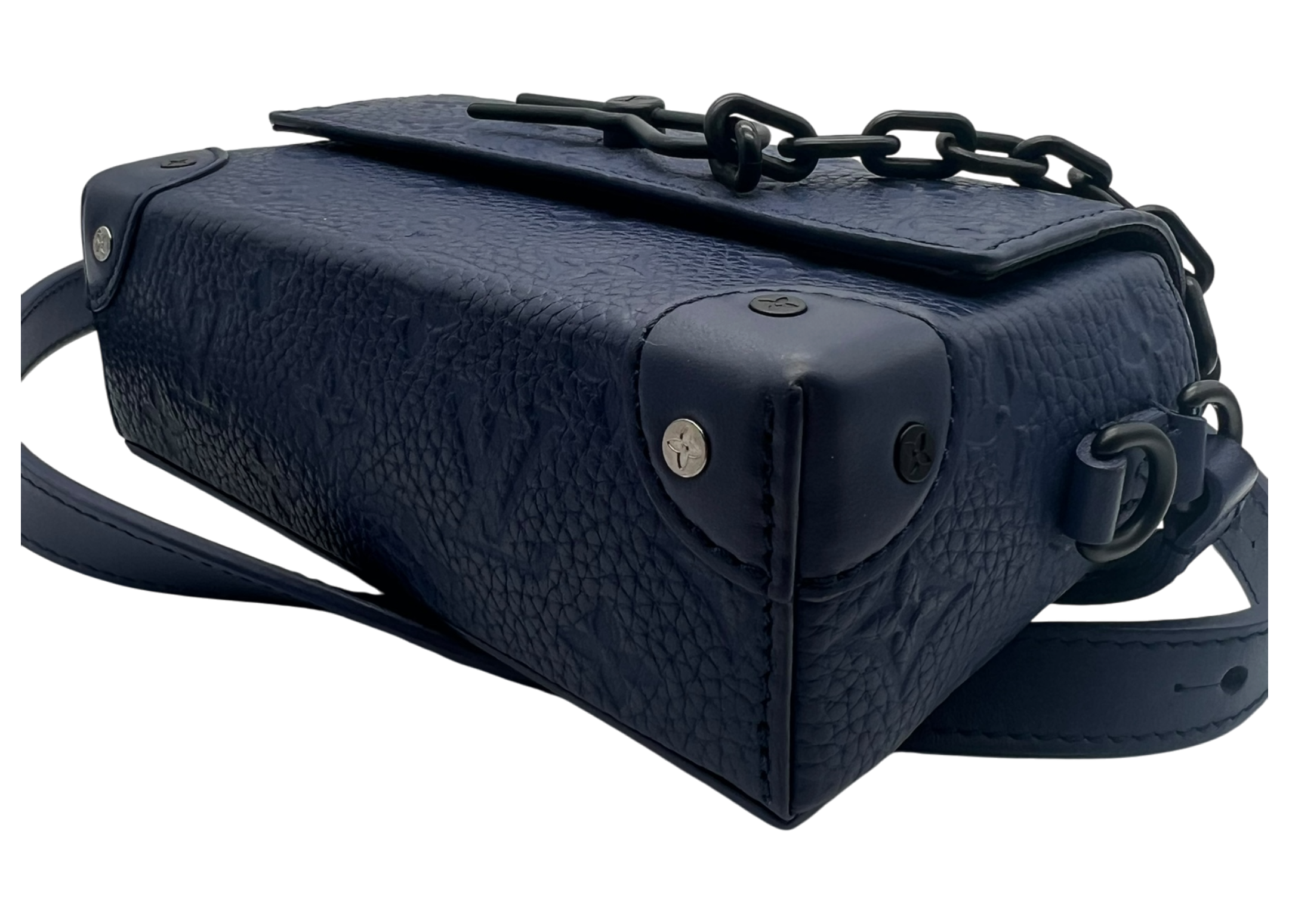 Louis Vuitton Steamer Wearable Wallet Monogram Leather Navy COND 9/10 (OG ALL)