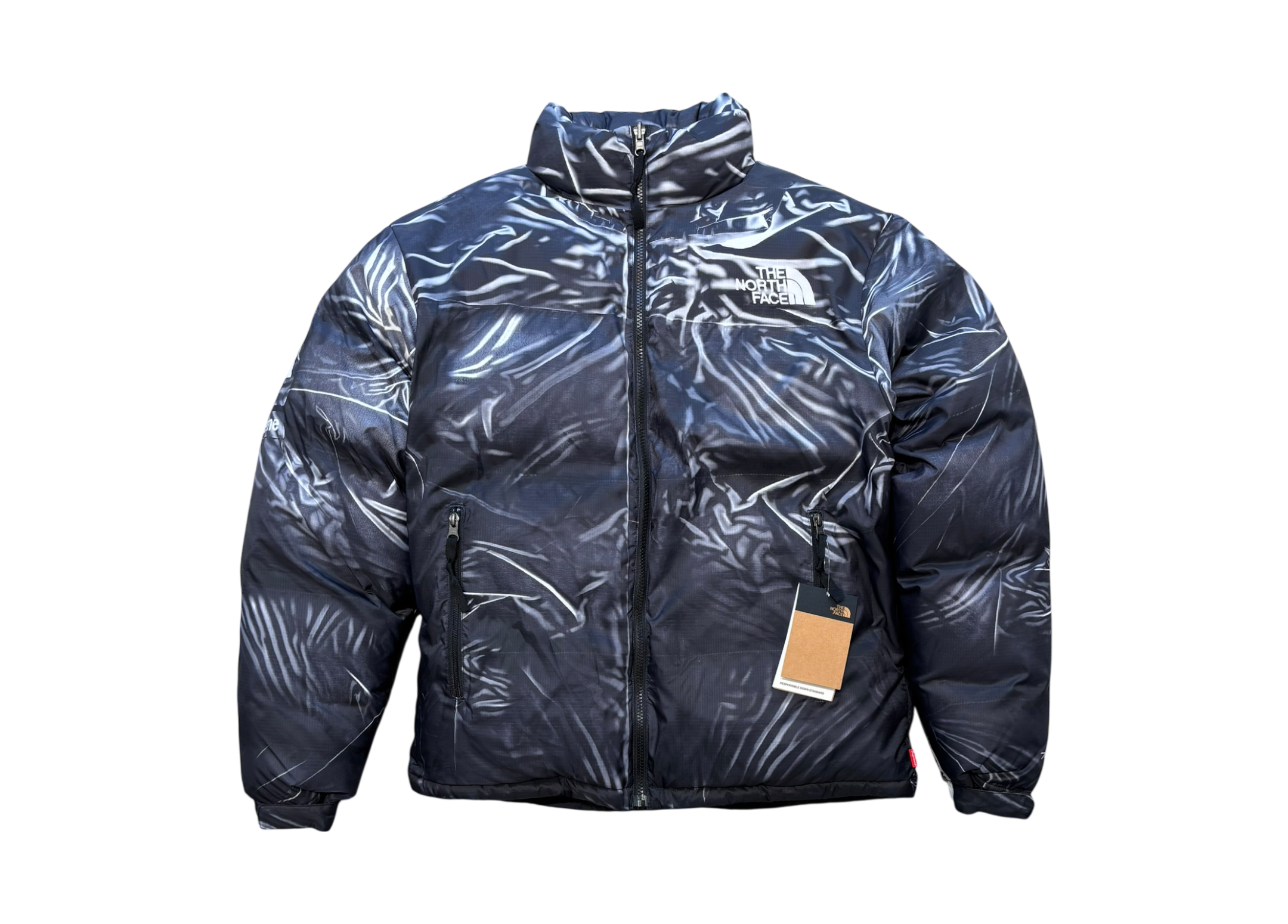 The North Face Supreme Nuptse Puffer Printed Trompe L'oeil COND NEW
