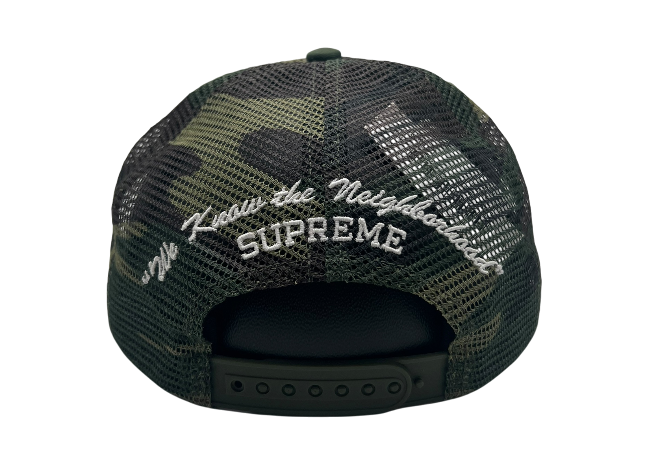 Supreme Trucker Hat Supreme Beef Camo COND NEW