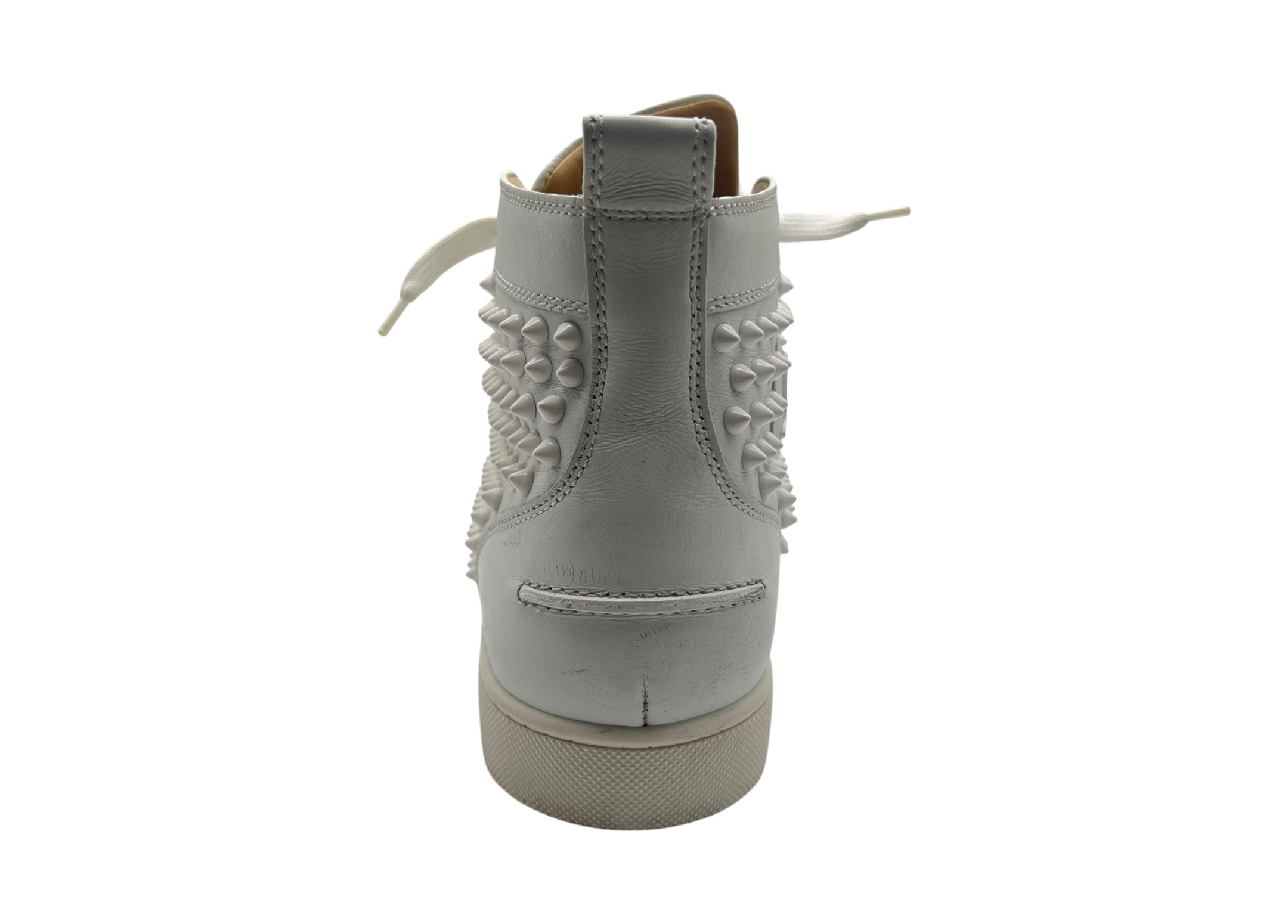 Christian Louboutin Spike High White COND 9/10 (NO BOX)