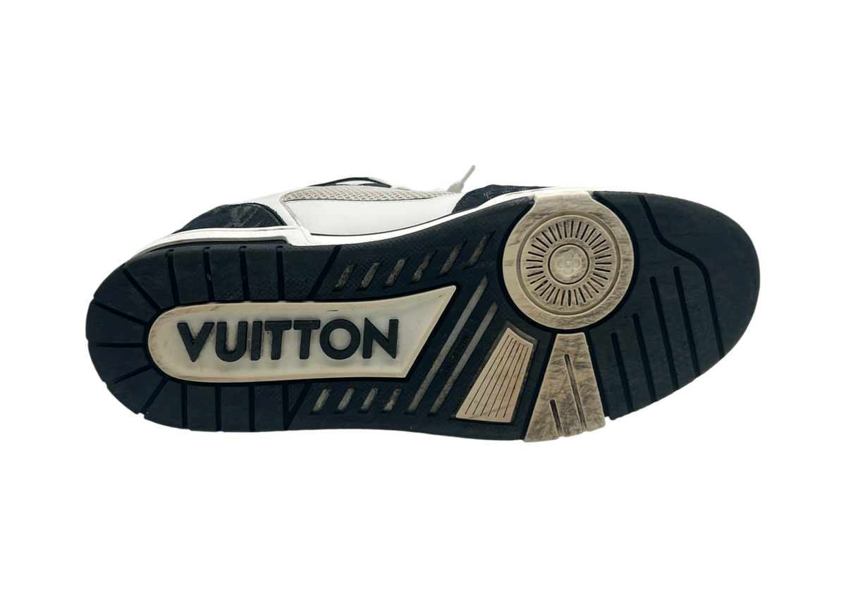 Louis Vuitton Trainer Black Denim Strap COND 9/10 (NO BOX)