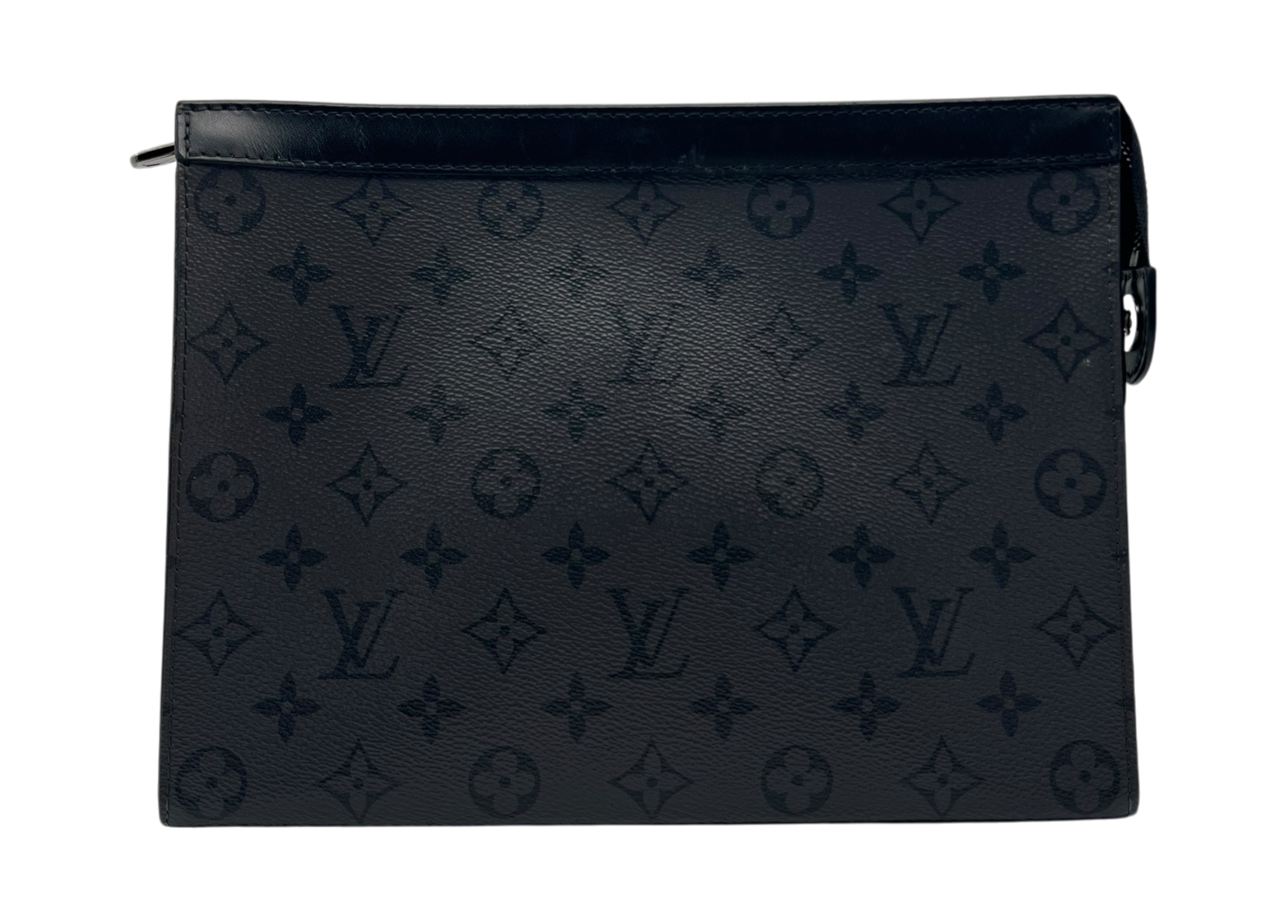 Louis Vuitton Pochette Voyage MM Black COND 8/10 (OG ALL)