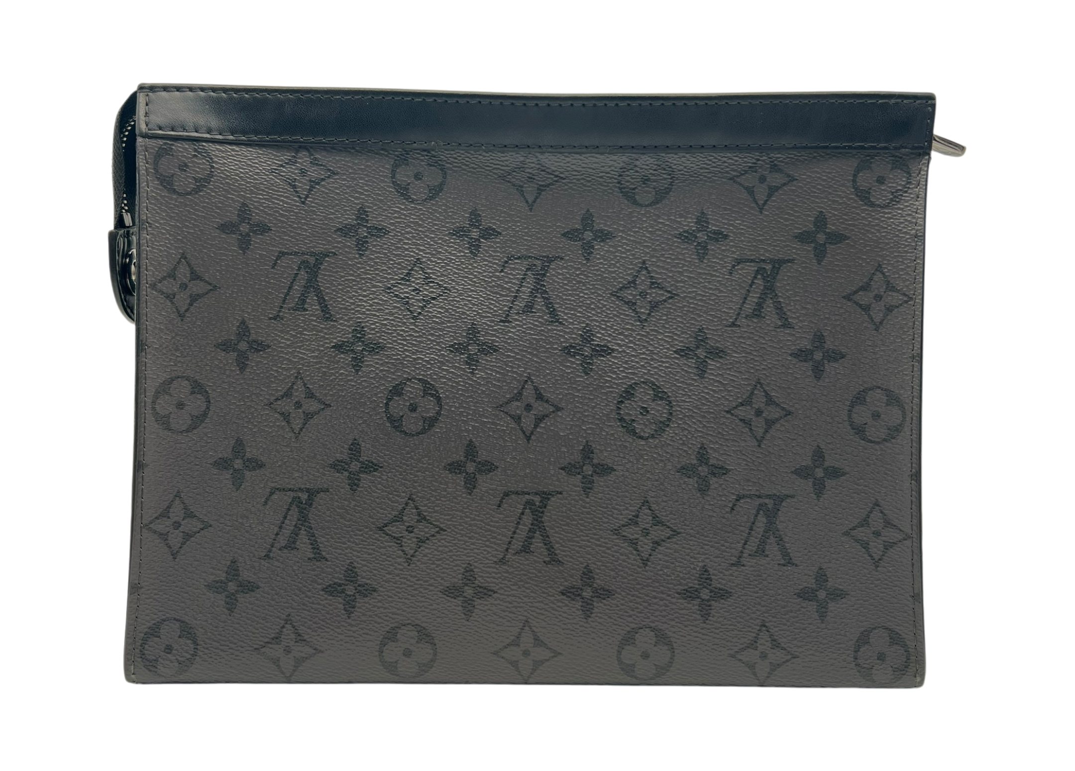 Louis Vuitton Pochette Voyage MM Black COND 8/10 (OG ALL)