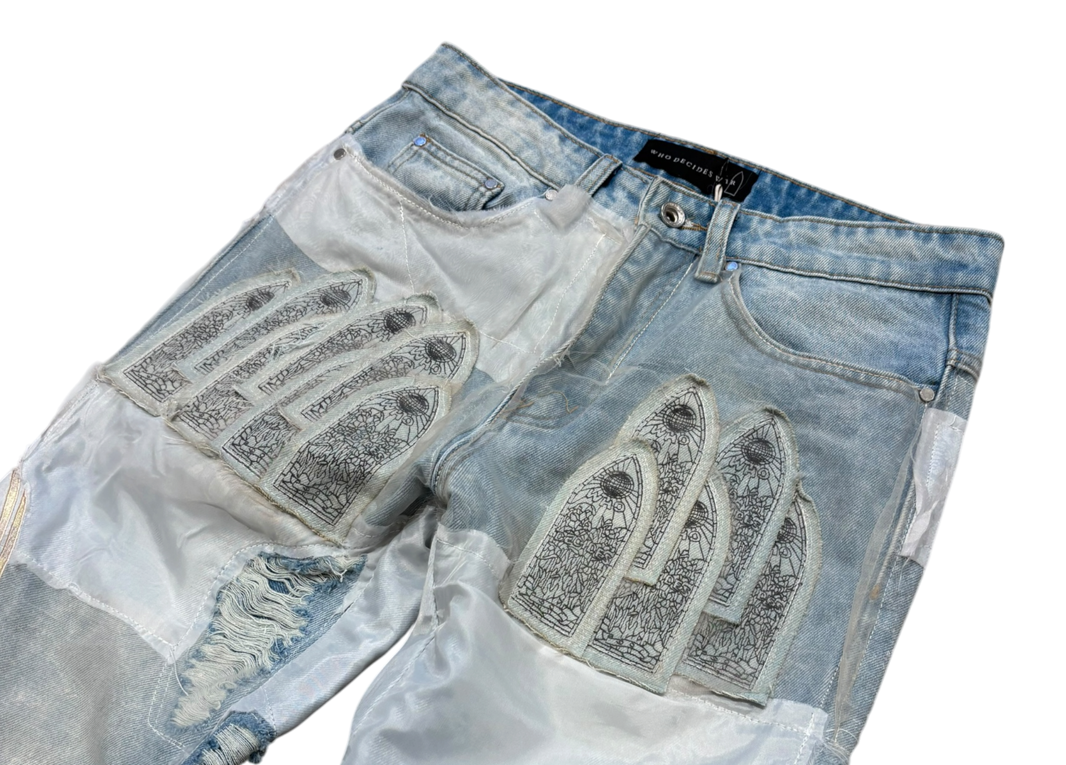 Who Decides War Denim Winged Organza COND NEW