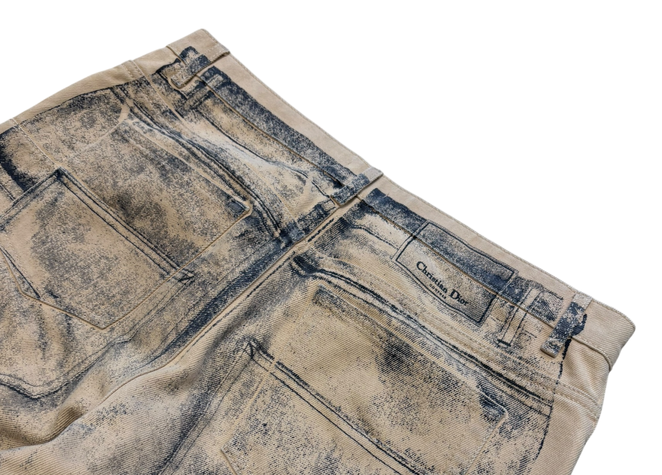Dior Denim Jeans Heritage Tooling Printed COND 9.8/10