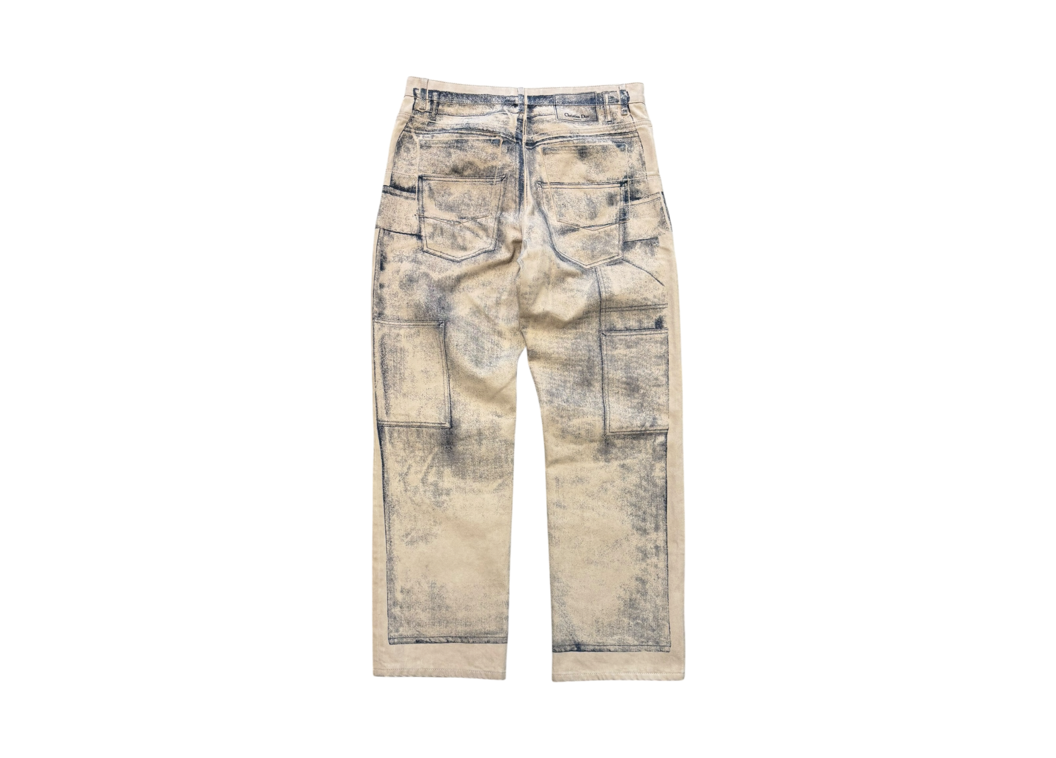 Dior Denim Jeans Heritage Tooling Printed COND 9.8/10