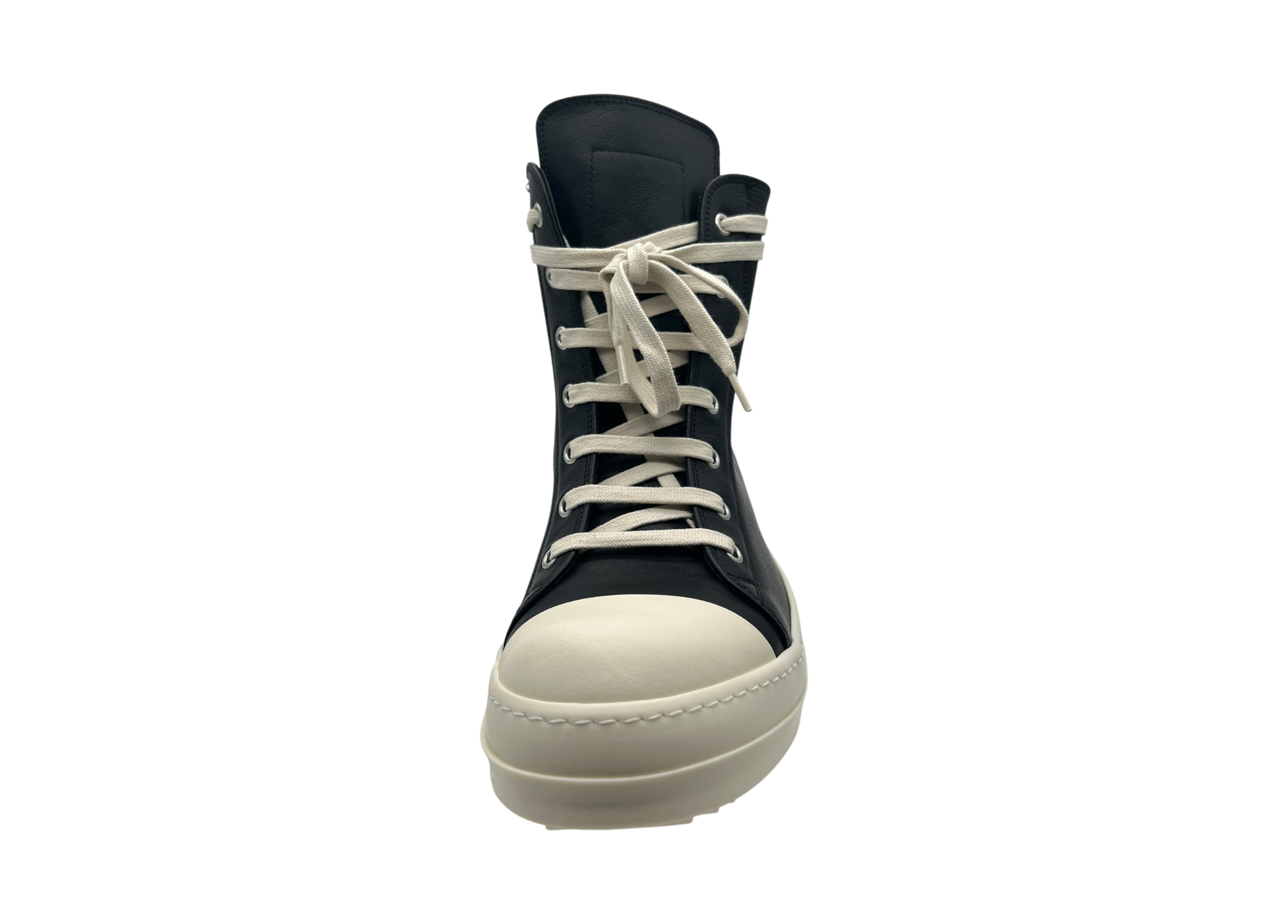 Rick Owens Ramones High Leather Black COND NEW