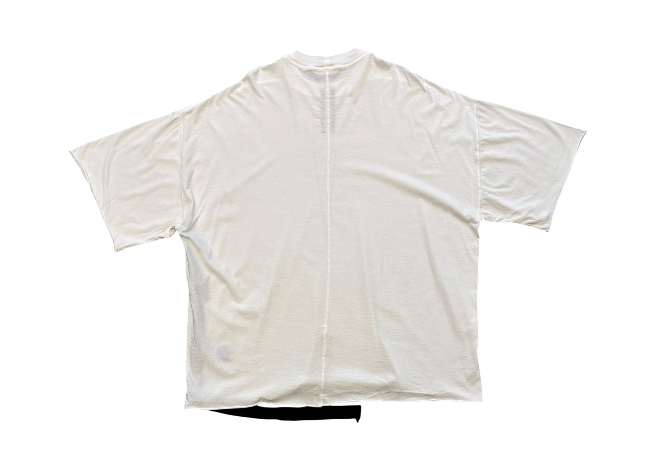 Rick Owens T-Shirt Front Logo White COND 9/10