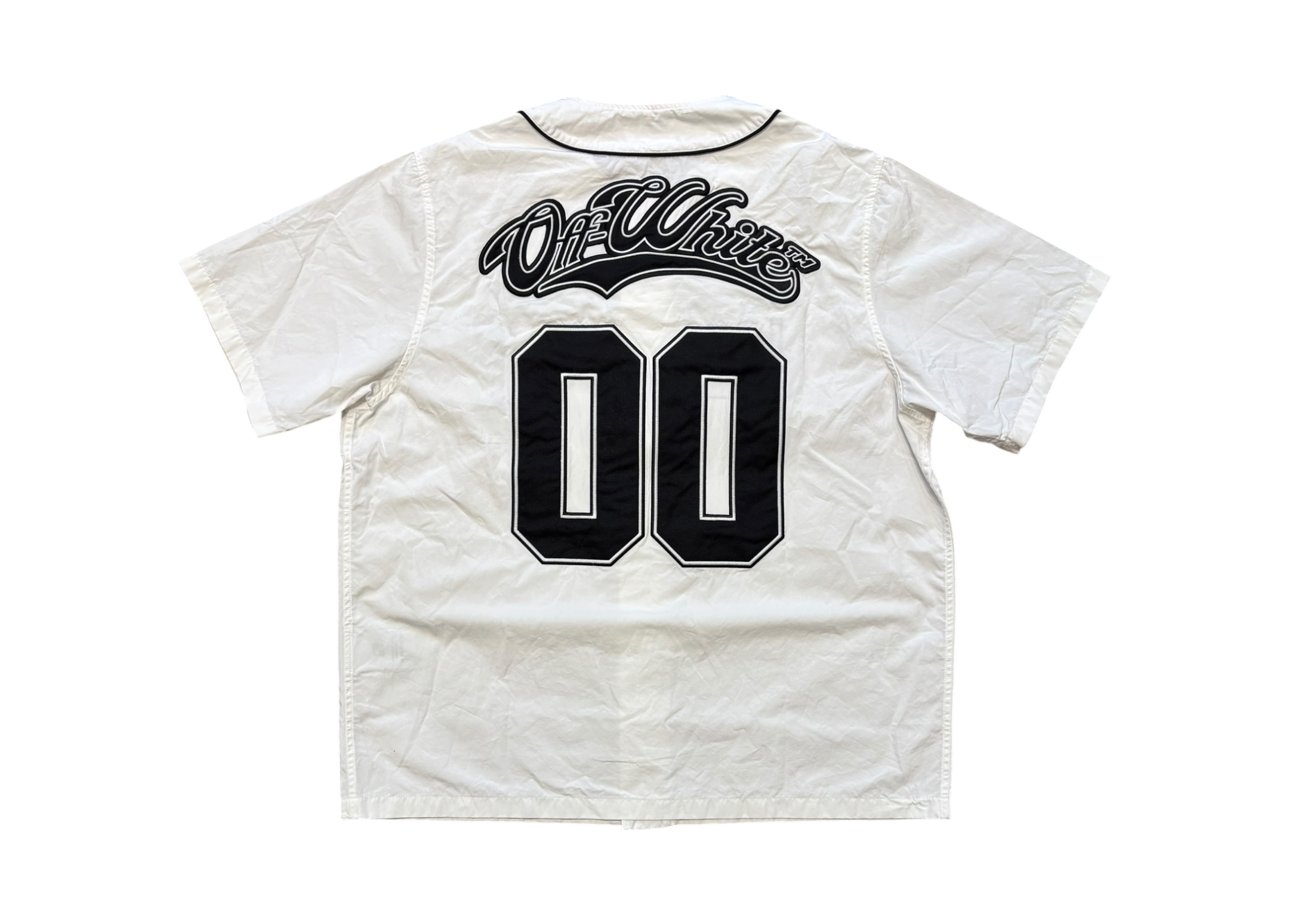Off-White Shirt Baseball 00 White COND 9/10