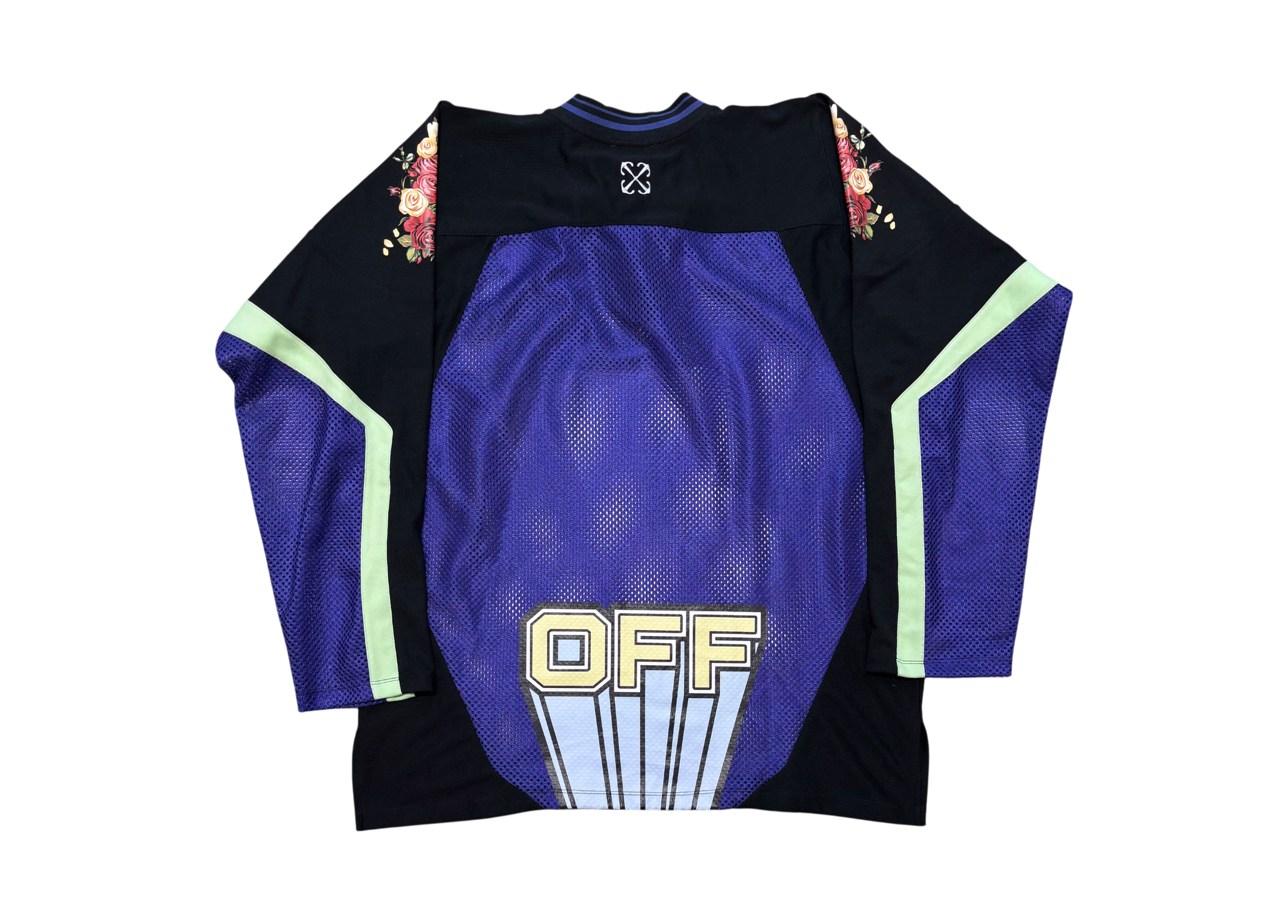 Off-White Jersey Hockey Oversize Car Mesh COND NEW