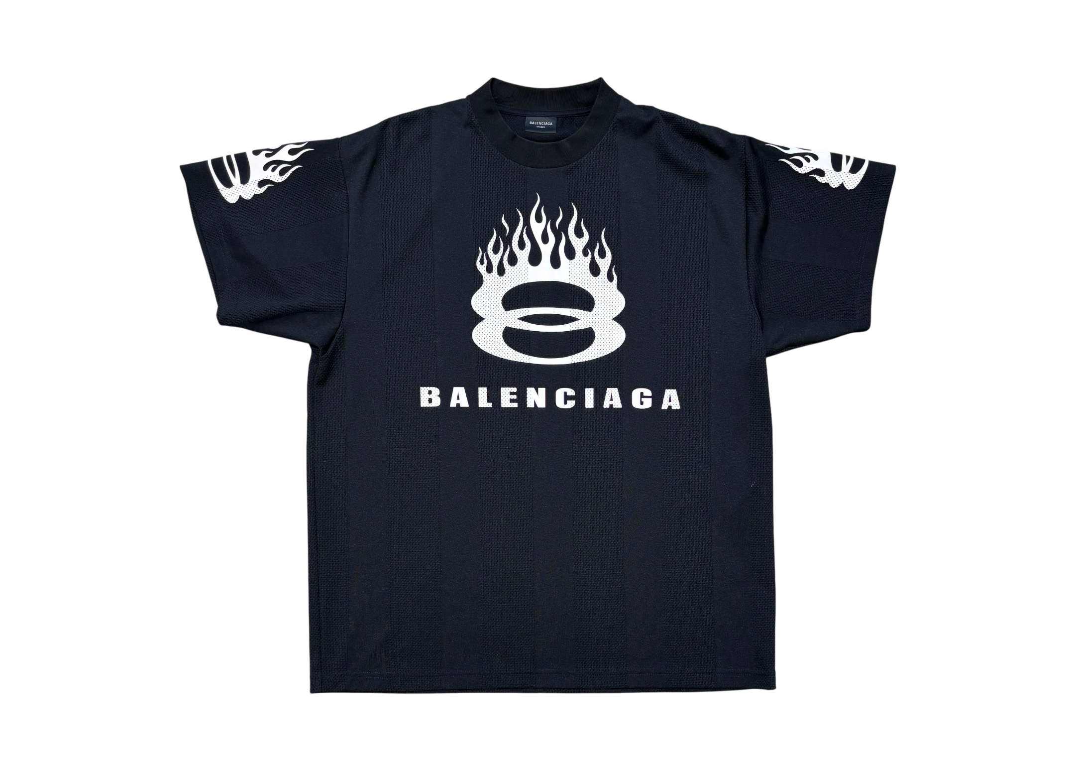 Balenciaga Jersey Burning Unity Black COND 9.5/10