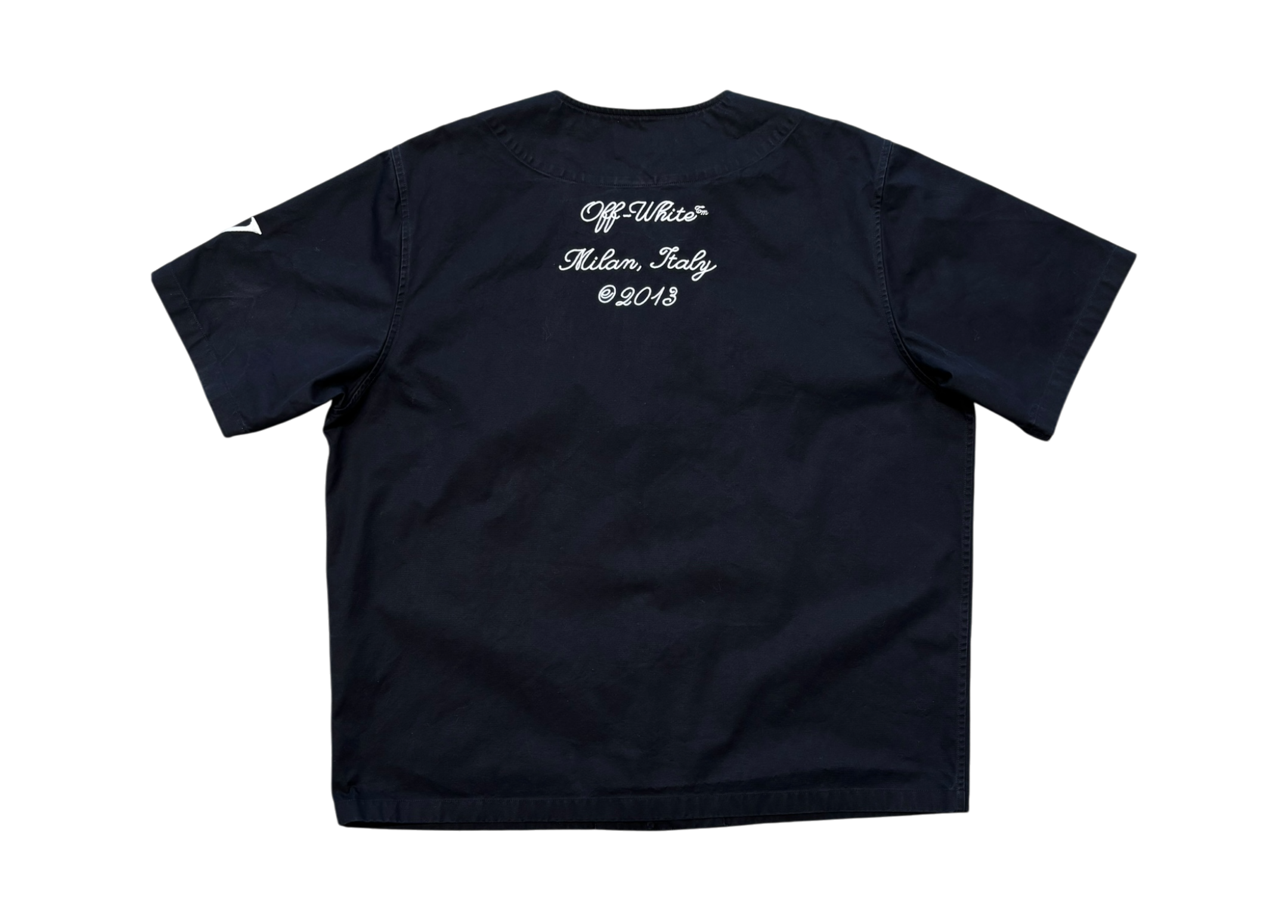 Off-White Baseball Shirt Abloh 23 COND 8.8/10