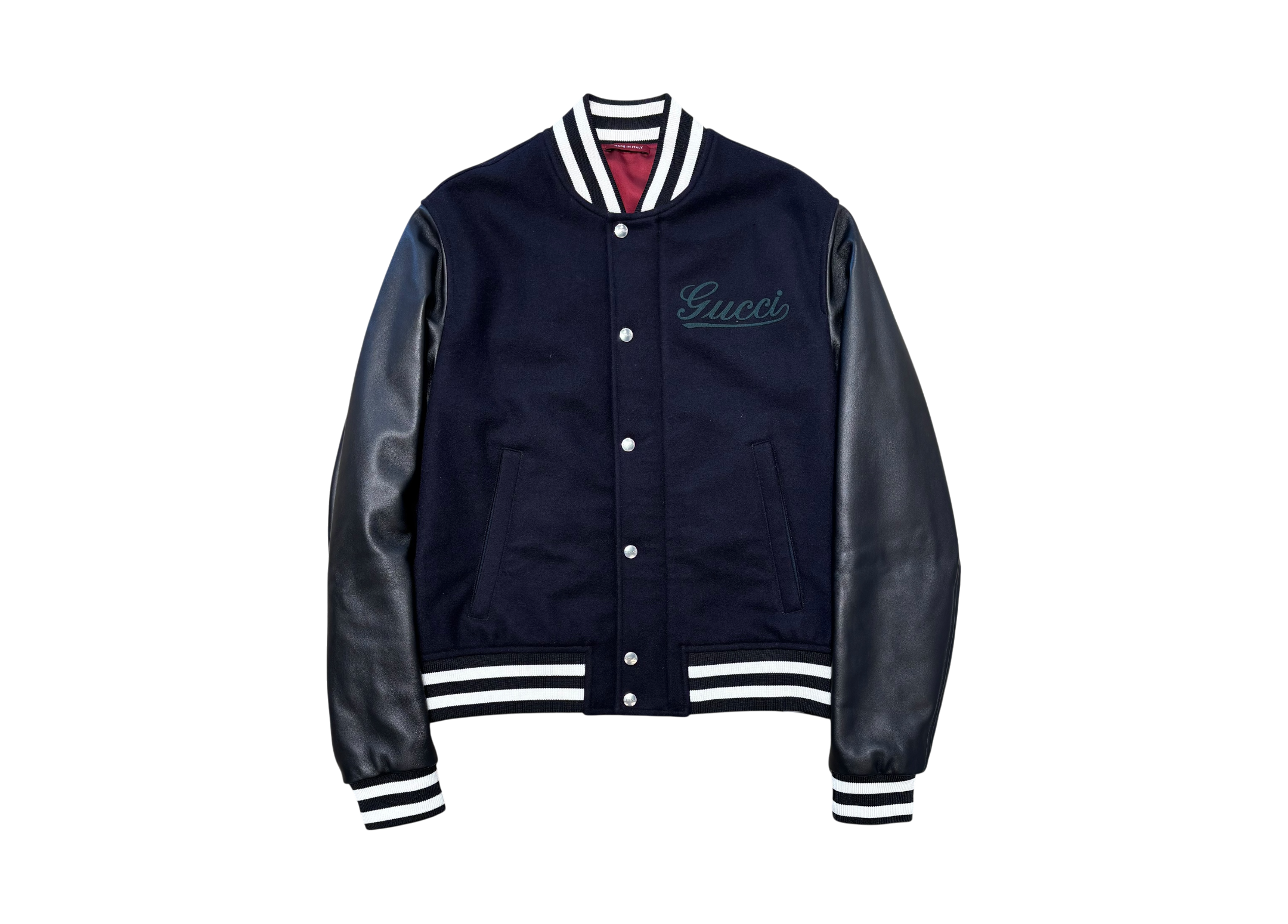 Gucci Varsity Jacket College Navy COND 9.5/10