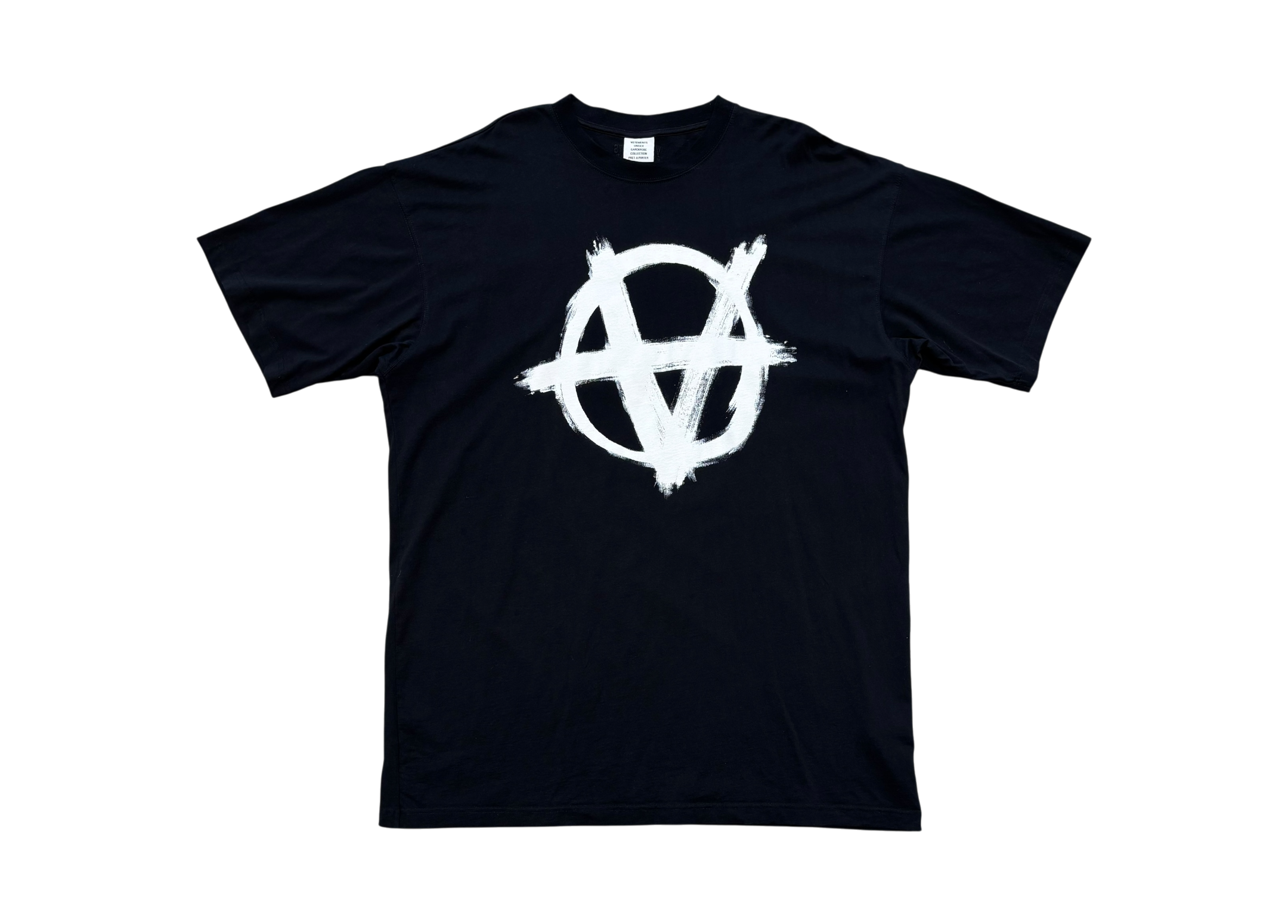 Vetements T-shirt Anarchy Black COND 9/10 (fit XXXL)