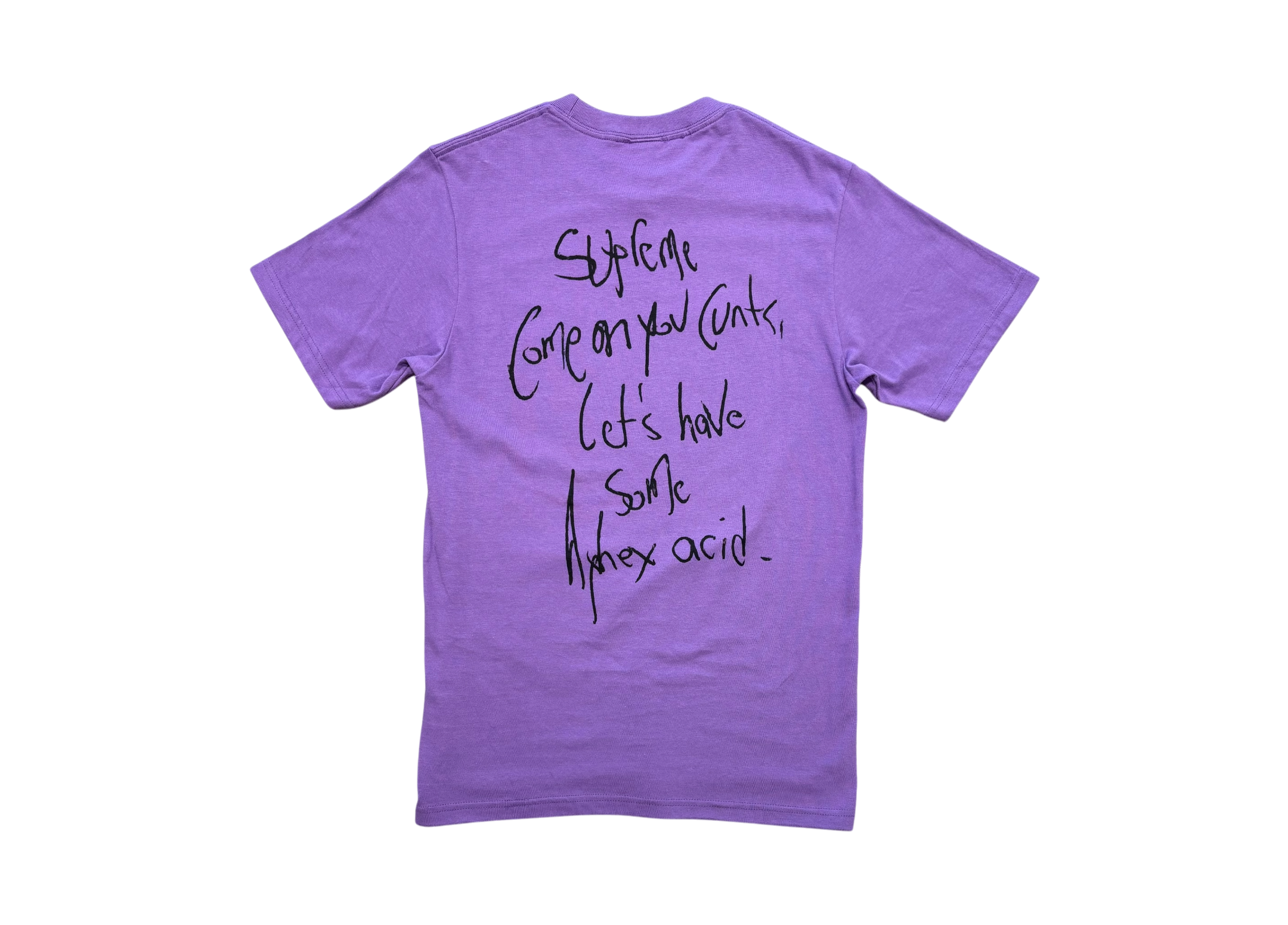 Supreme T-Shirt Aphex Twin Windowlicker Purple COND NEW