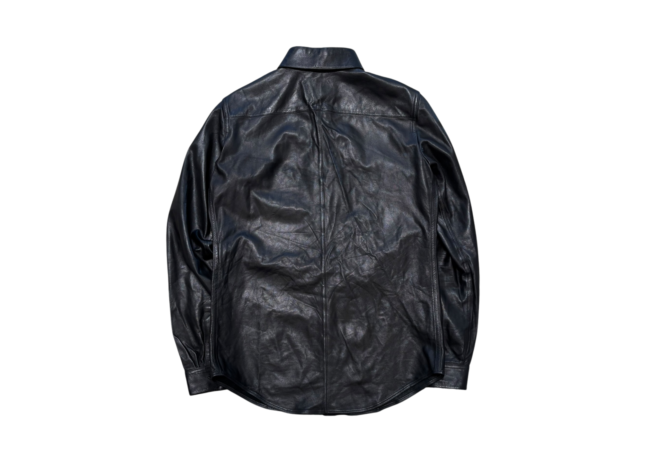 Saint Laurent Overshirt Leather Black Woman COND 9.5/10
