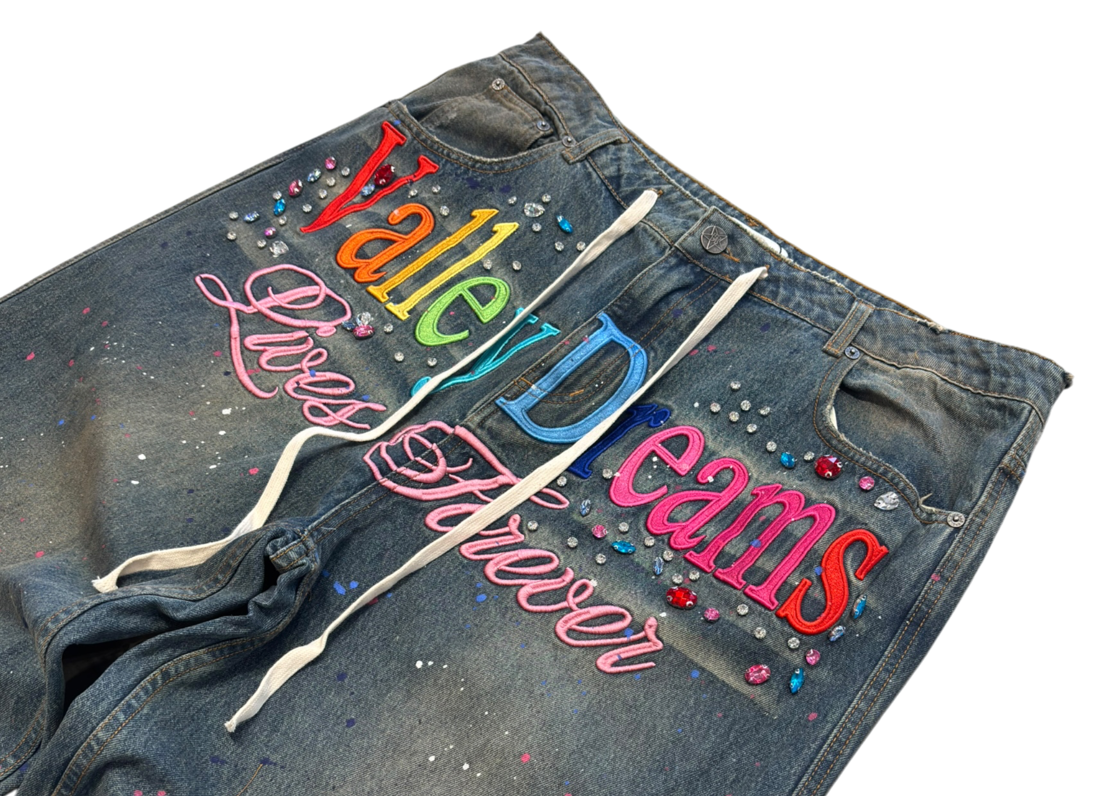 Vale Forever Denim Jeans Ice Cream COND NEW