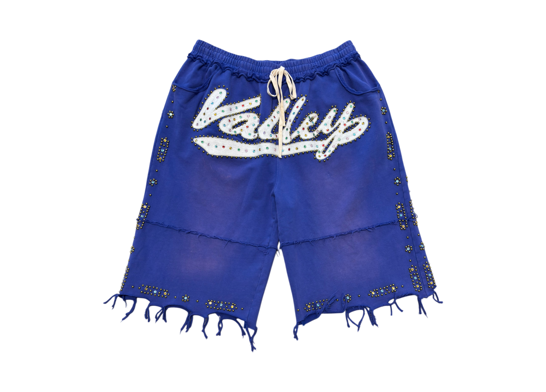 Vale Forever Sweat Jorts Skittle Sapphire COND NEW