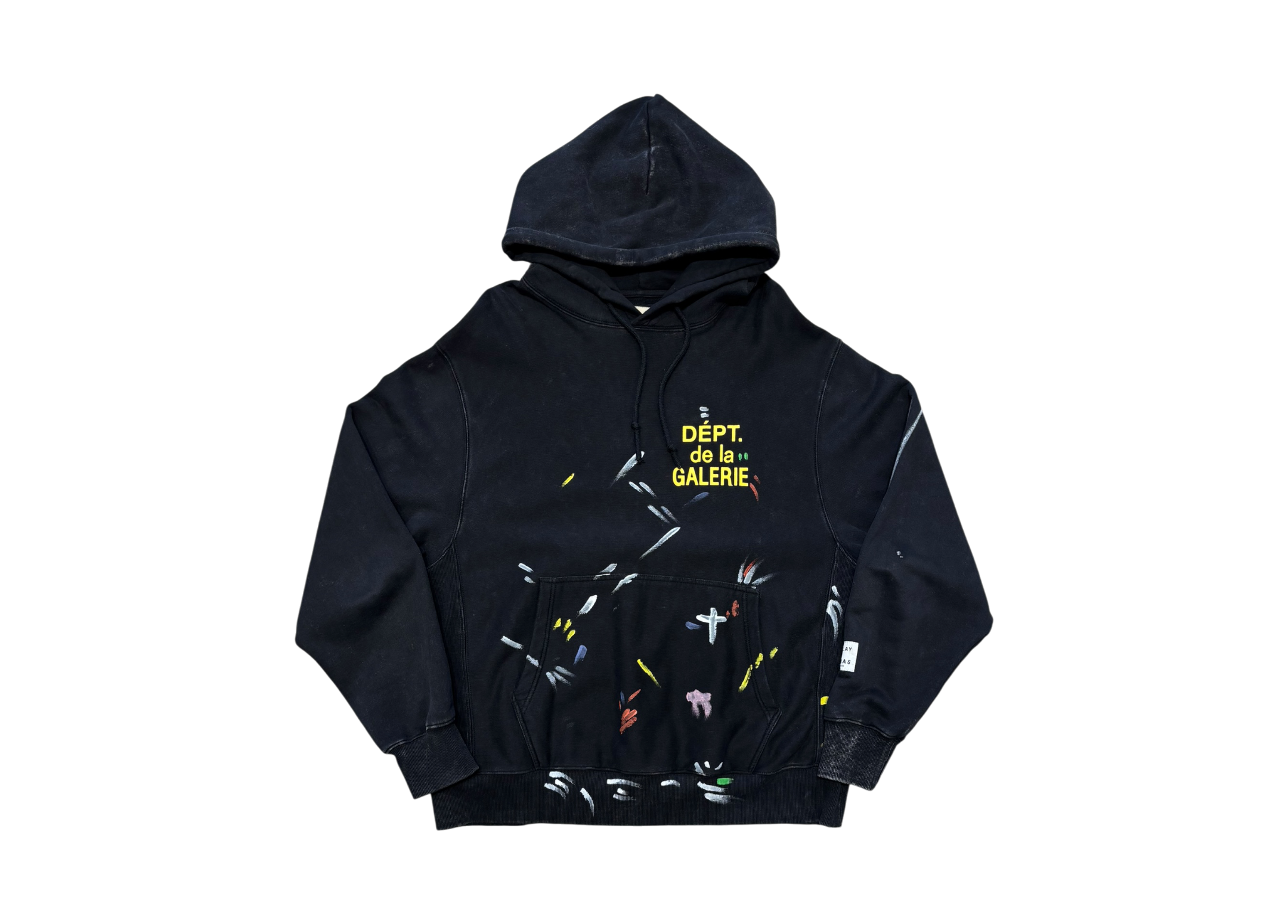 Gallery Dept. Hoodie Painted Black COND 9.5/10